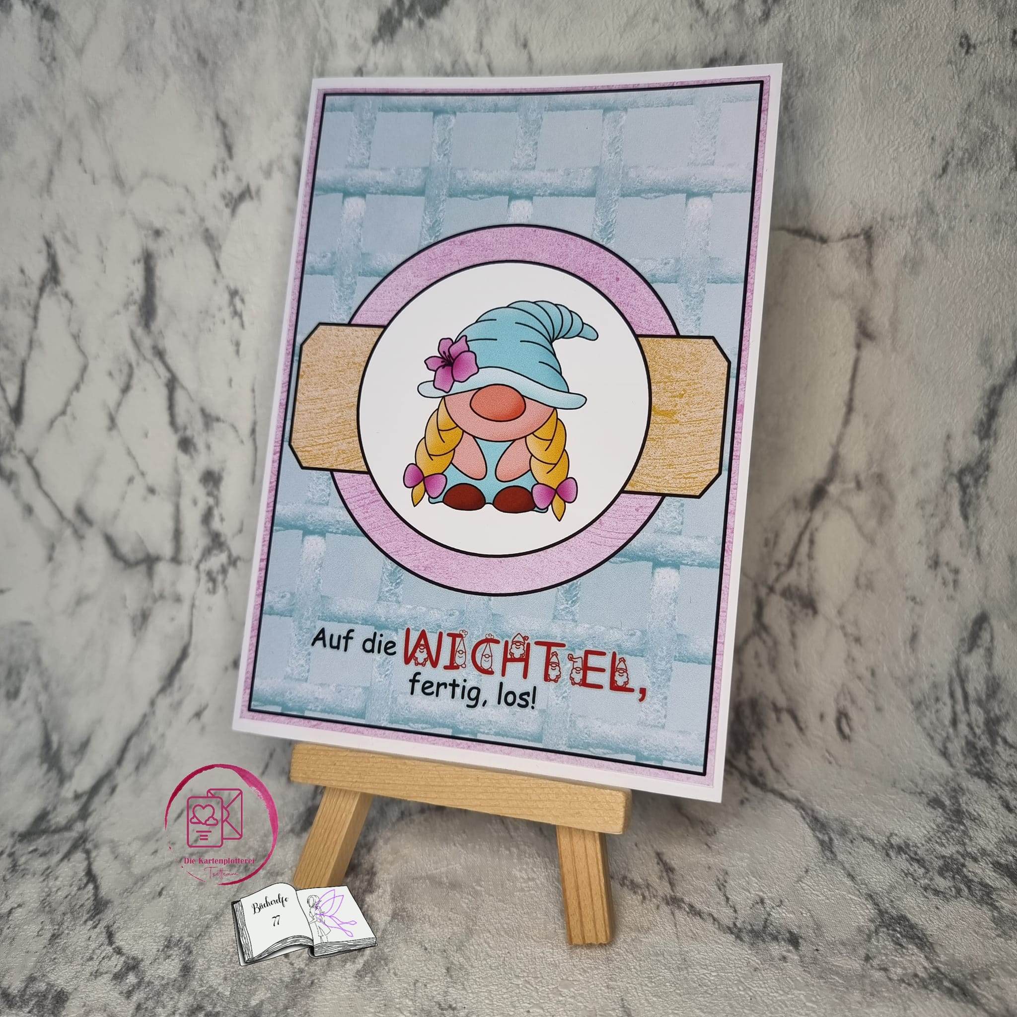 Digiset Blumenwichtel Plotterdatei, Sublimation, Digistamp, Digipaper - Sewando
