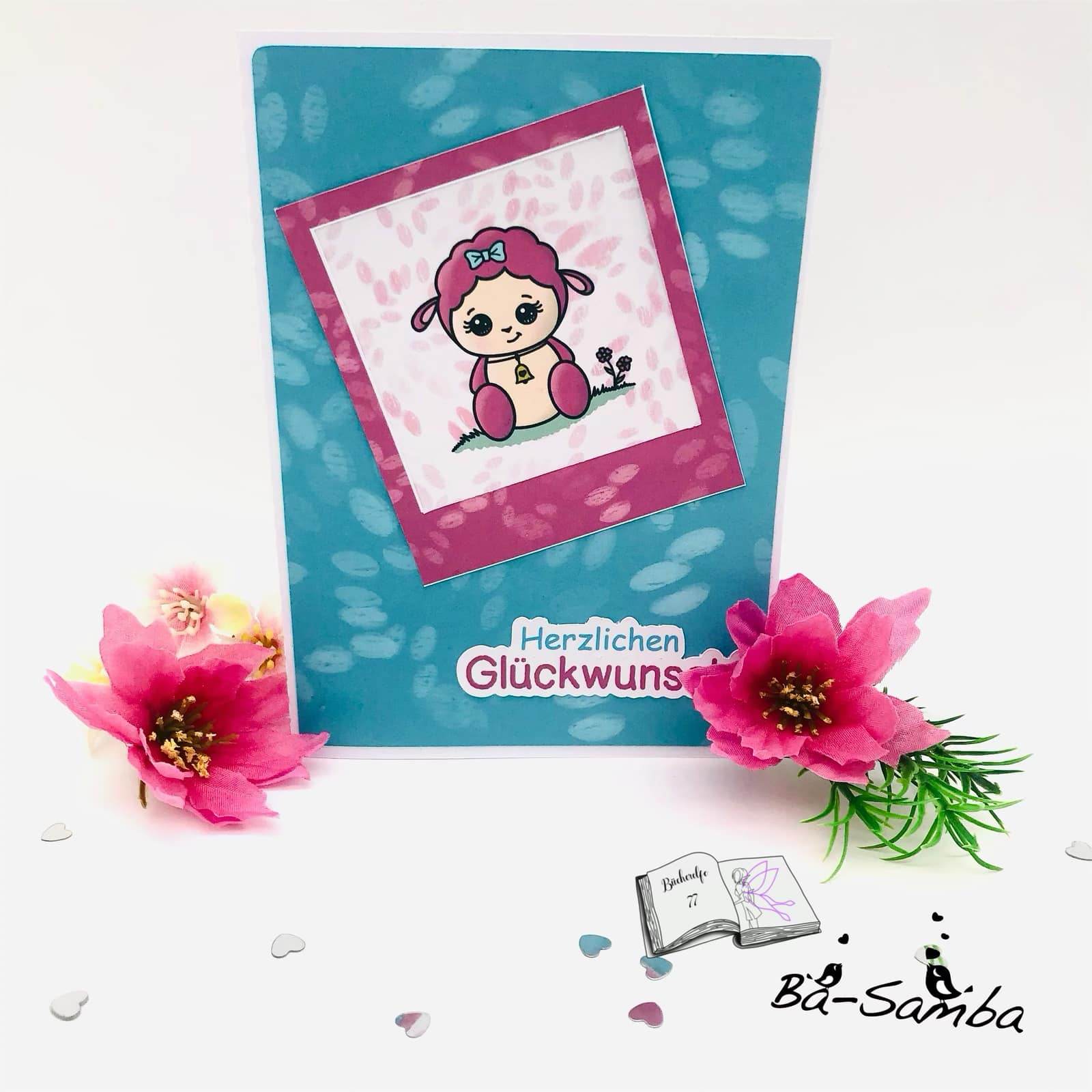 Digiset little sheep Plotten, Sublimation, Drucken, Digistamp, Digipaper - Sewando