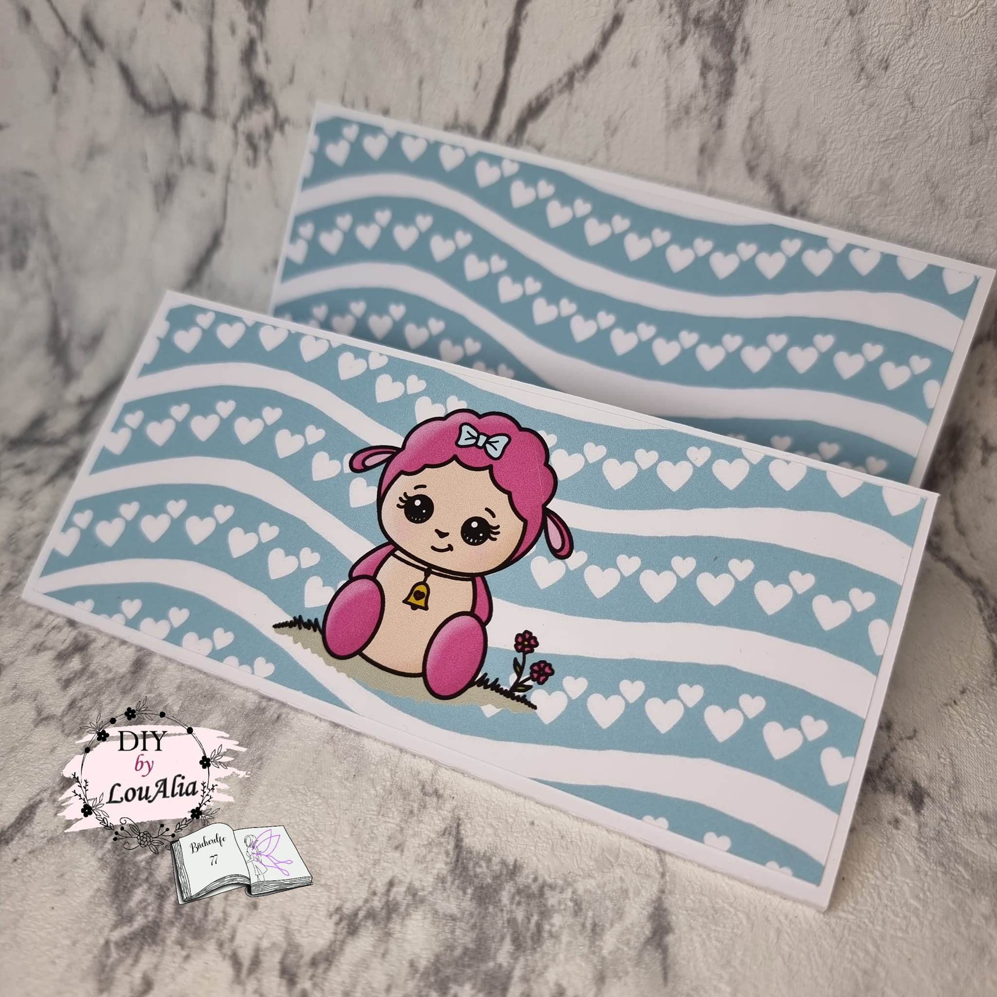 Digiset little sheep Plotten, Sublimation, Drucken, Digistamp, Digipaper - Sewando