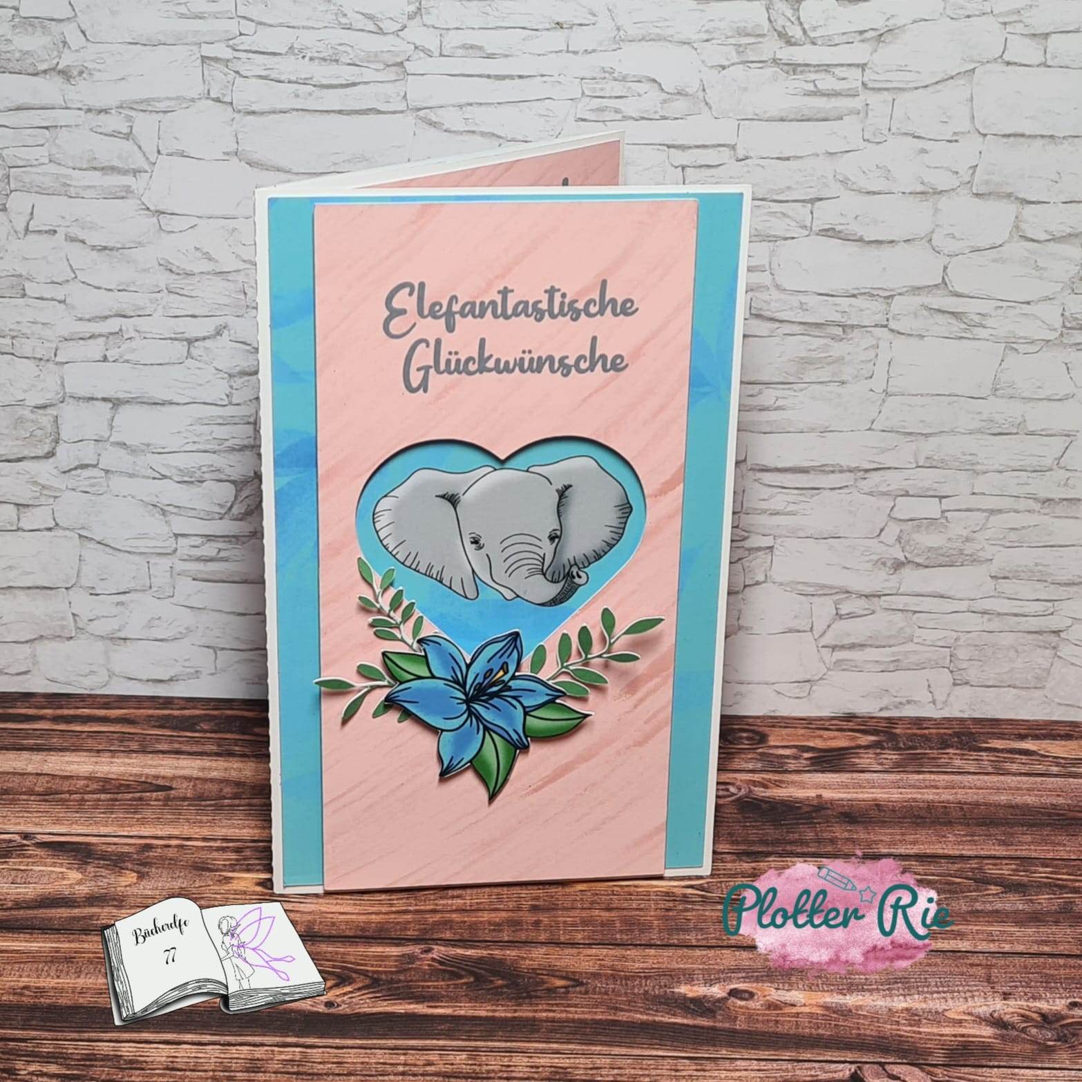 Plotterdatei Elefantenbaby, Sublimation, Digistamp, Digipaper - Sewando