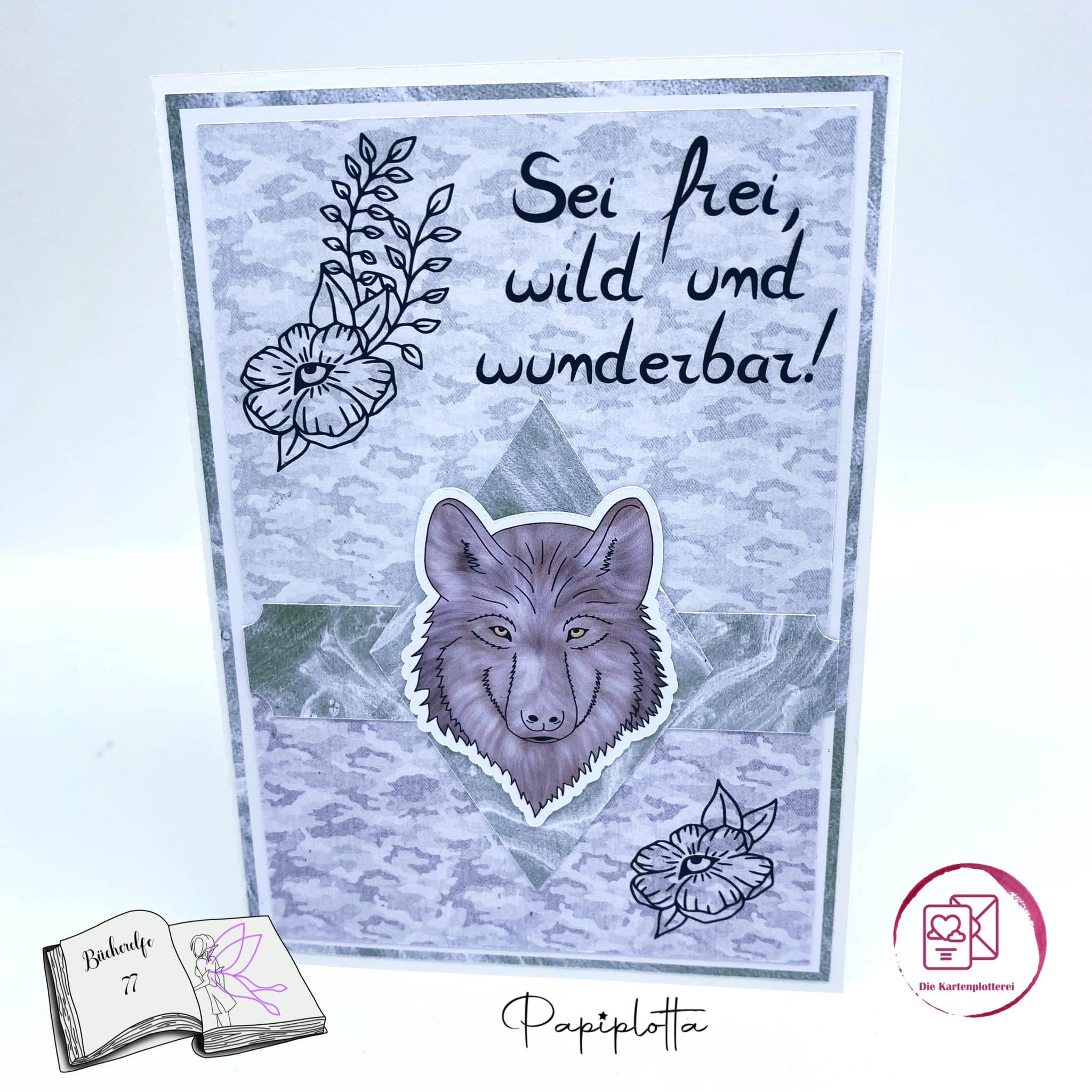 Digiset Wolf Sublimation, Digistamp, Digipaper ! - Sewando