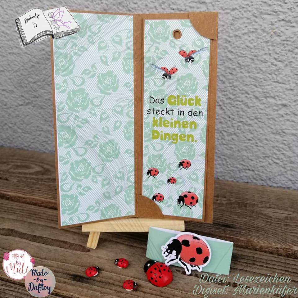 Digiset Marienkäfer Sublimation, Digistamp, Digipaper - Sewando