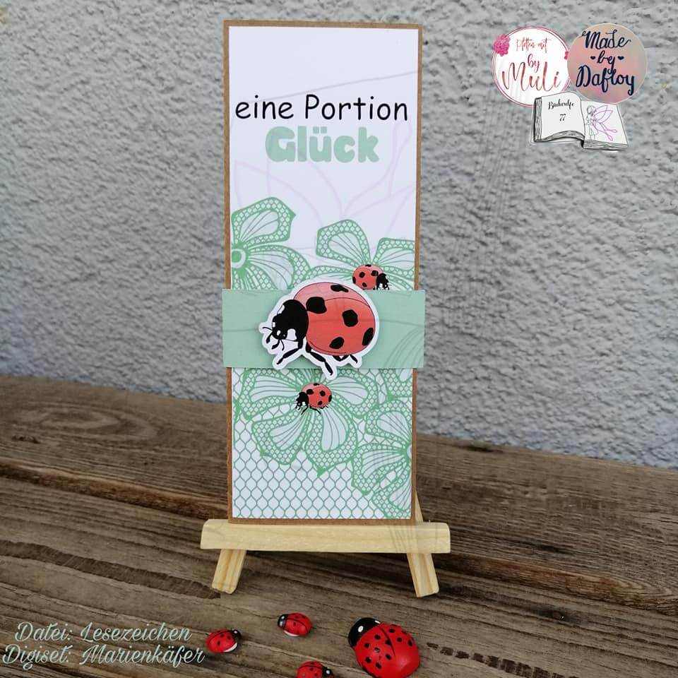 Digiset Marienkäfer Sublimation, Digistamp, Digipaper - Sewando