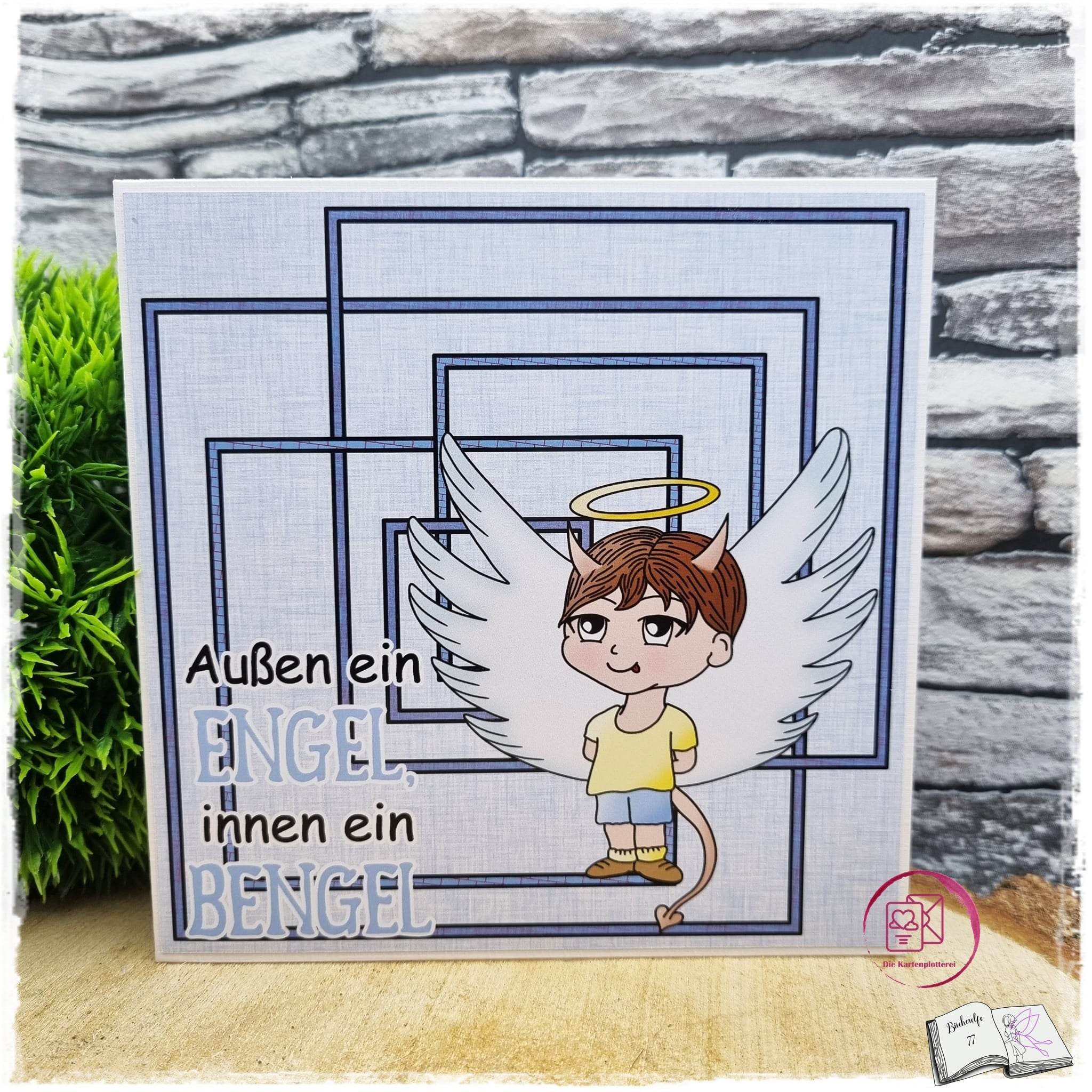Digiset (B)Engel, Digistamp, Digipaper, Plotterdatei, Sublimation, Druck - Sewando