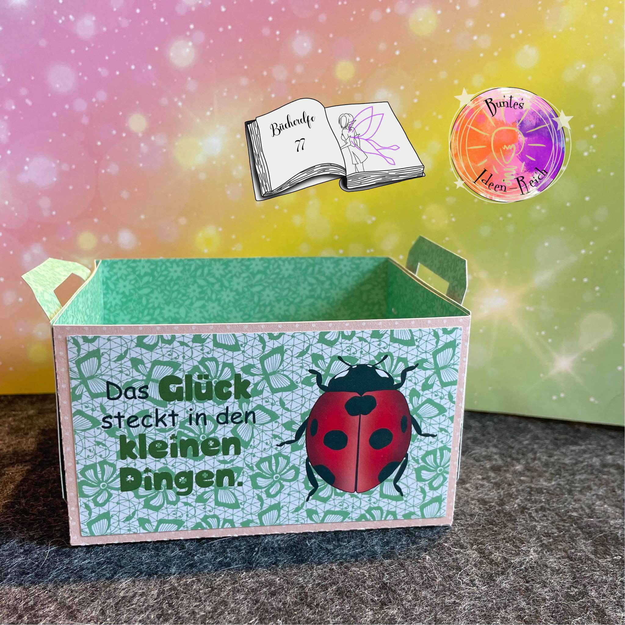 Digiset Marienkäfer Sublimation, Digistamp, Digipaper - Sewando