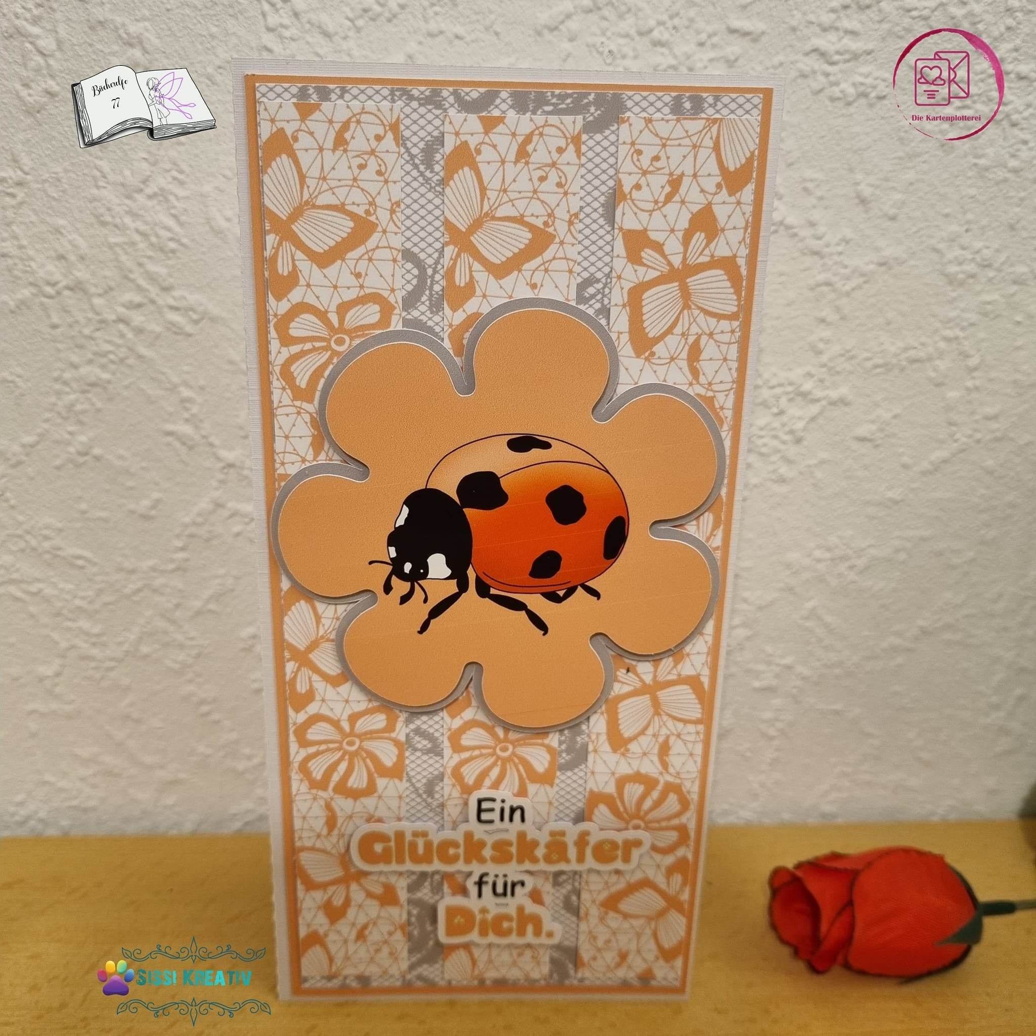 Digiset Marienkäfer Sublimation, Digistamp, Digipaper - Sewando
