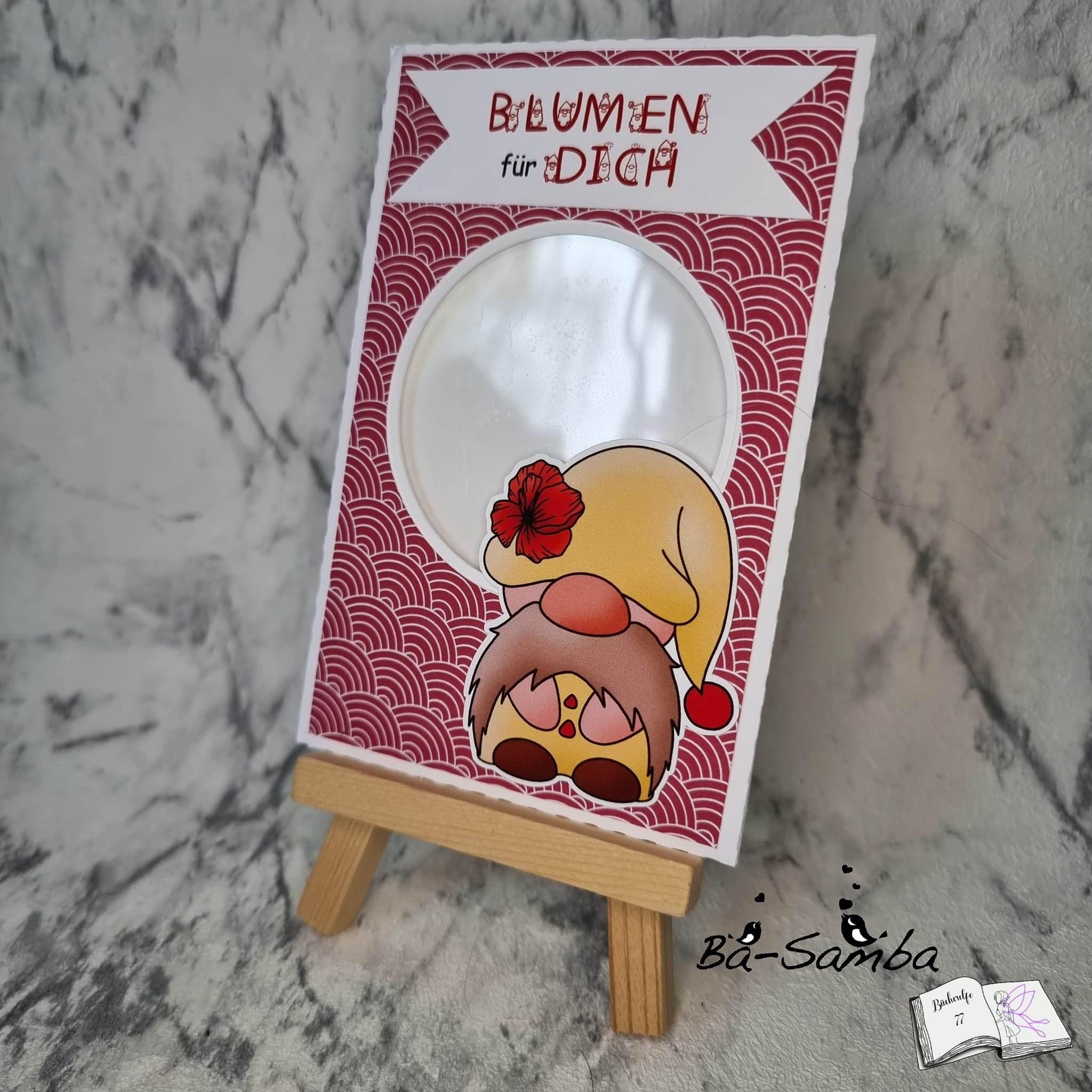 Digiset Blumenwichtel Plotterdatei, Sublimation, Digistamp, Digipaper - Sewando