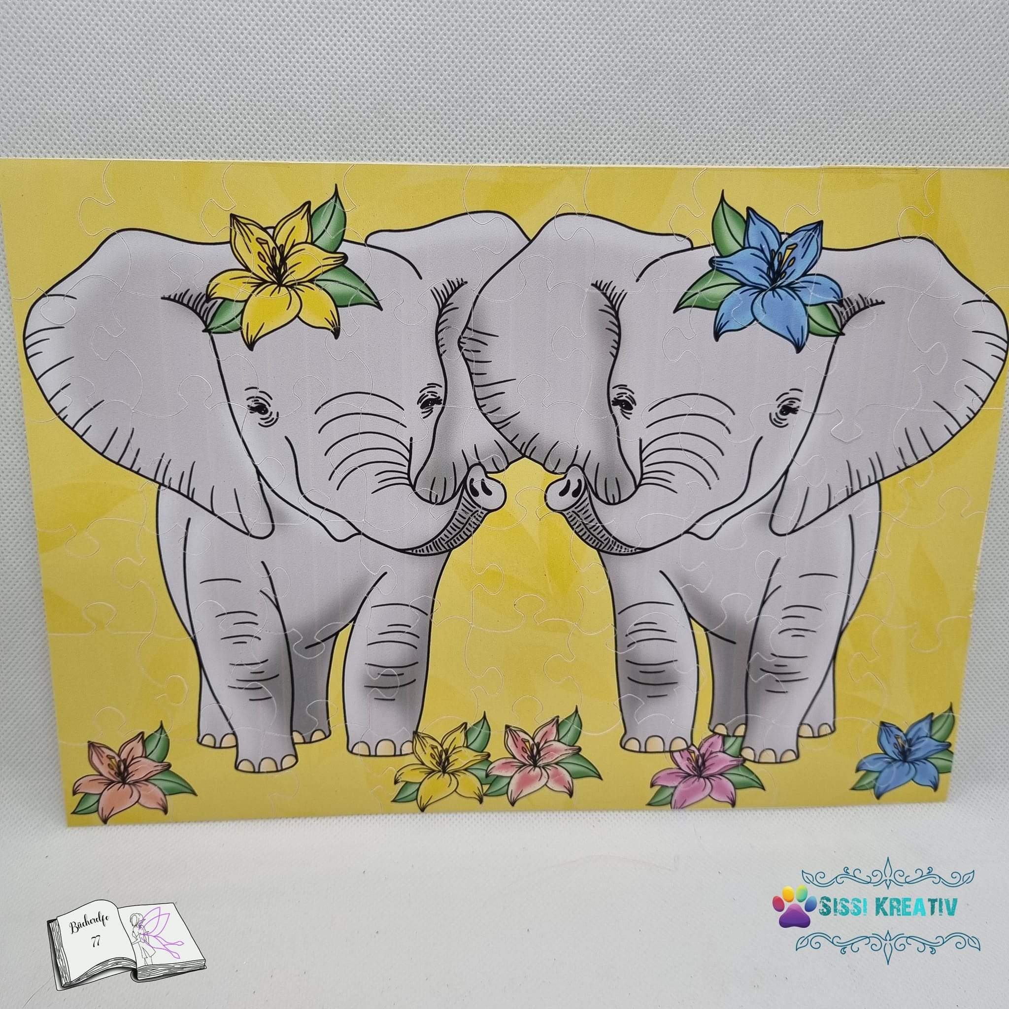 Plotterdatei Elefantenbaby, Sublimation, Digistamp, Digipaper - Sewando