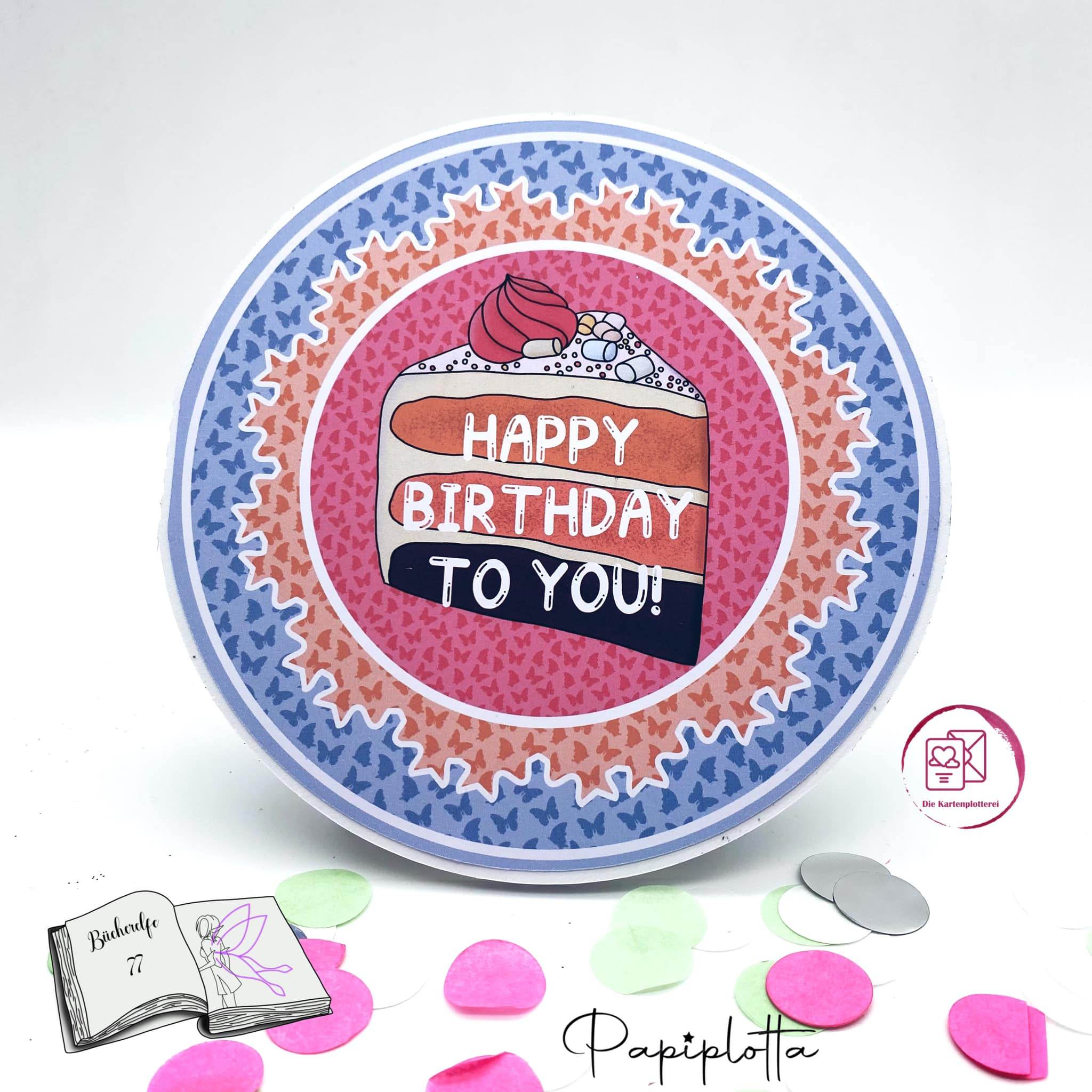 Digiset Happy Birthday Plotten, Sublimation, Drucken, Digistamp - Sewando