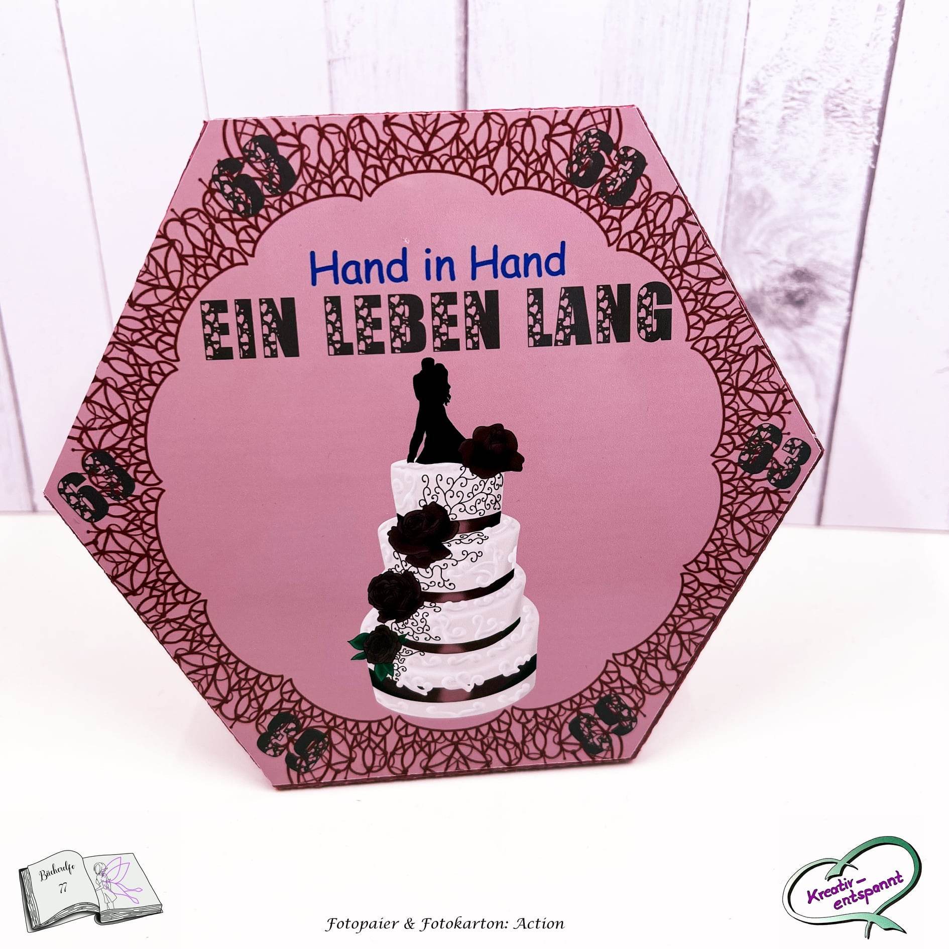 Digiset Hochzeitstorte Plotten, Sublimation, Drucken, Digistamp - Sewando