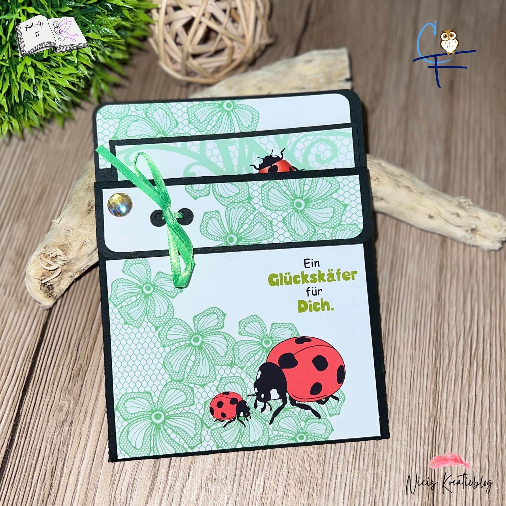 Digiset Marienkäfer Sublimation, Digistamp, Digipaper - Sewando
