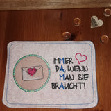 Stickdatei - Mugrug "MAMA ist immer da" in 2 Versionen