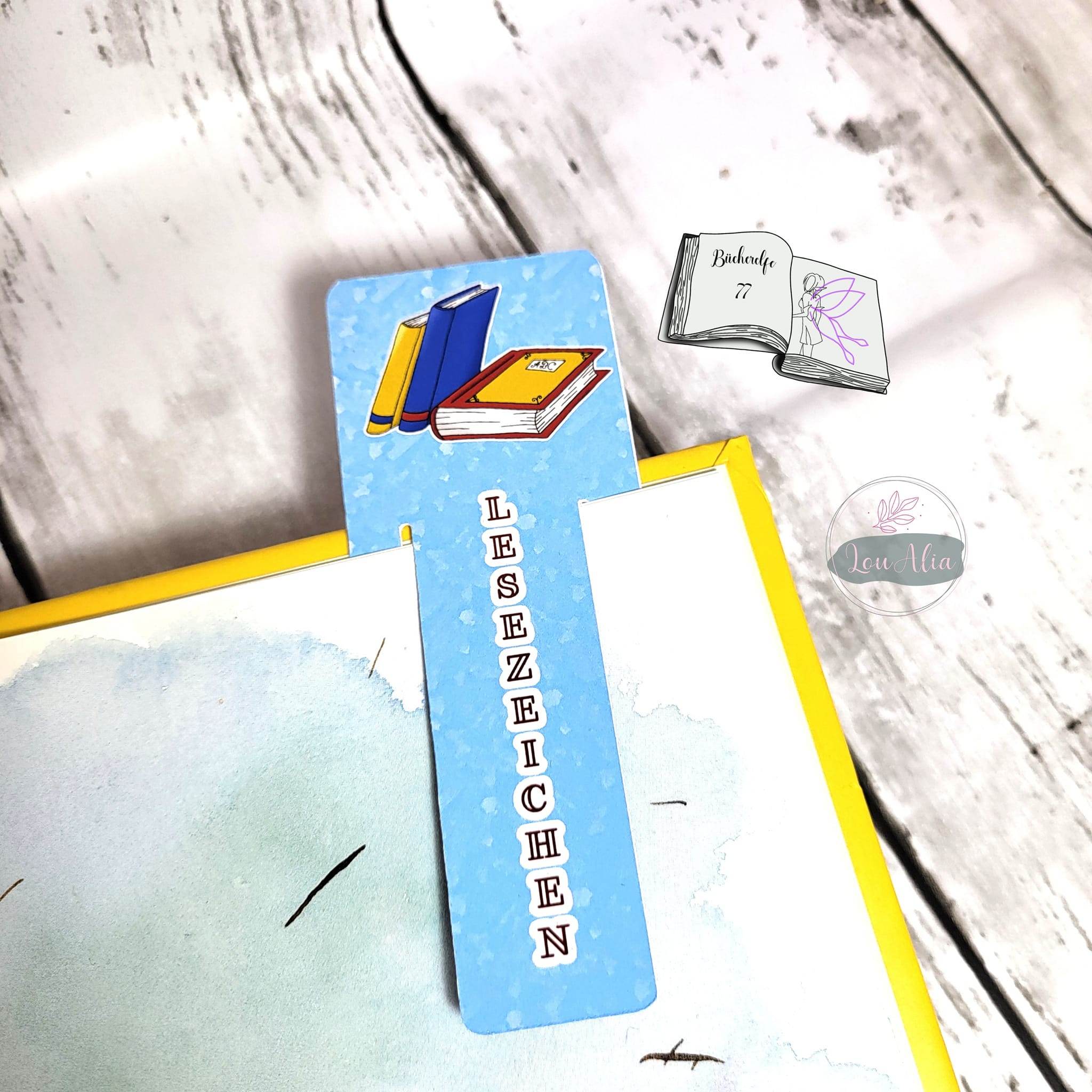 Digiset Bücherwurm Plotterdatei, Sublimation, Digistamp, Digipaper - Sewando