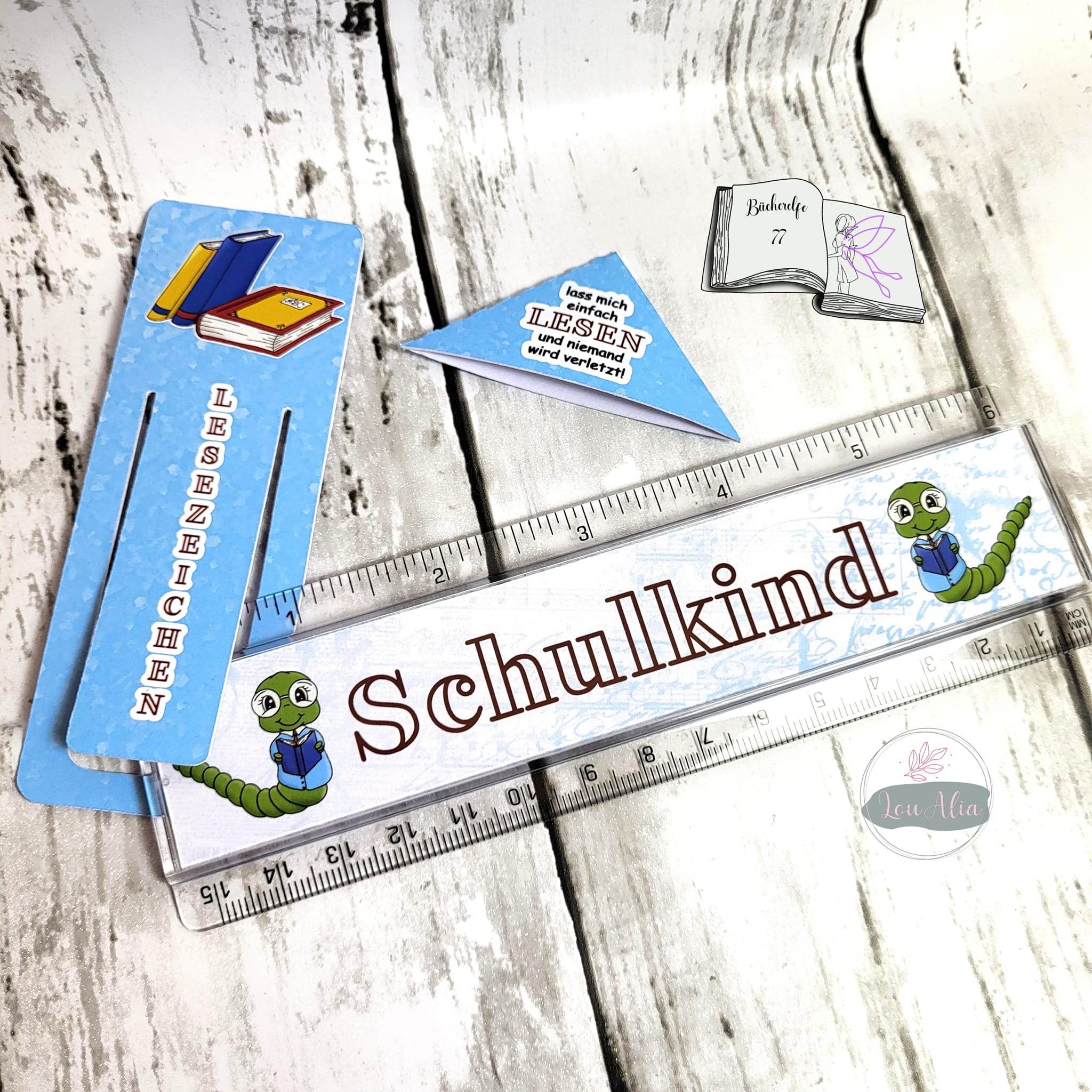 Digiset Bücherwurm Plotterdatei, Sublimation, Digistamp, Digipaper - Sewando