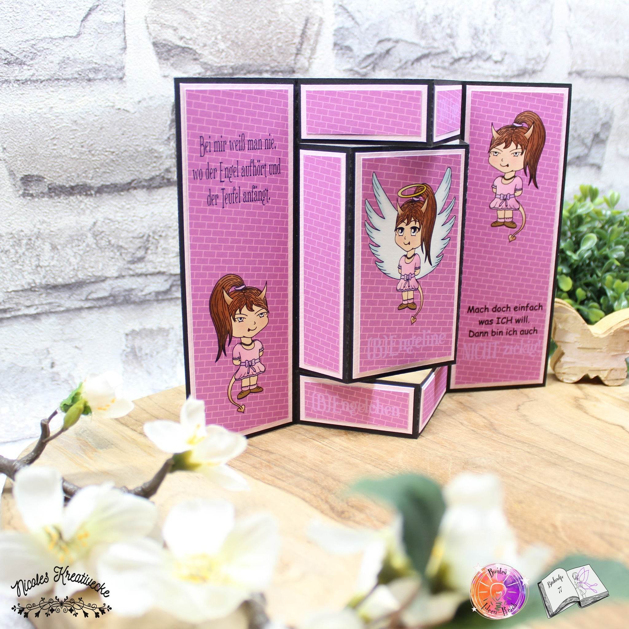 Digiset (B)Engeline Digistamp, Digipaper, Plotterdatei, Sublimation, Druck - Sewando