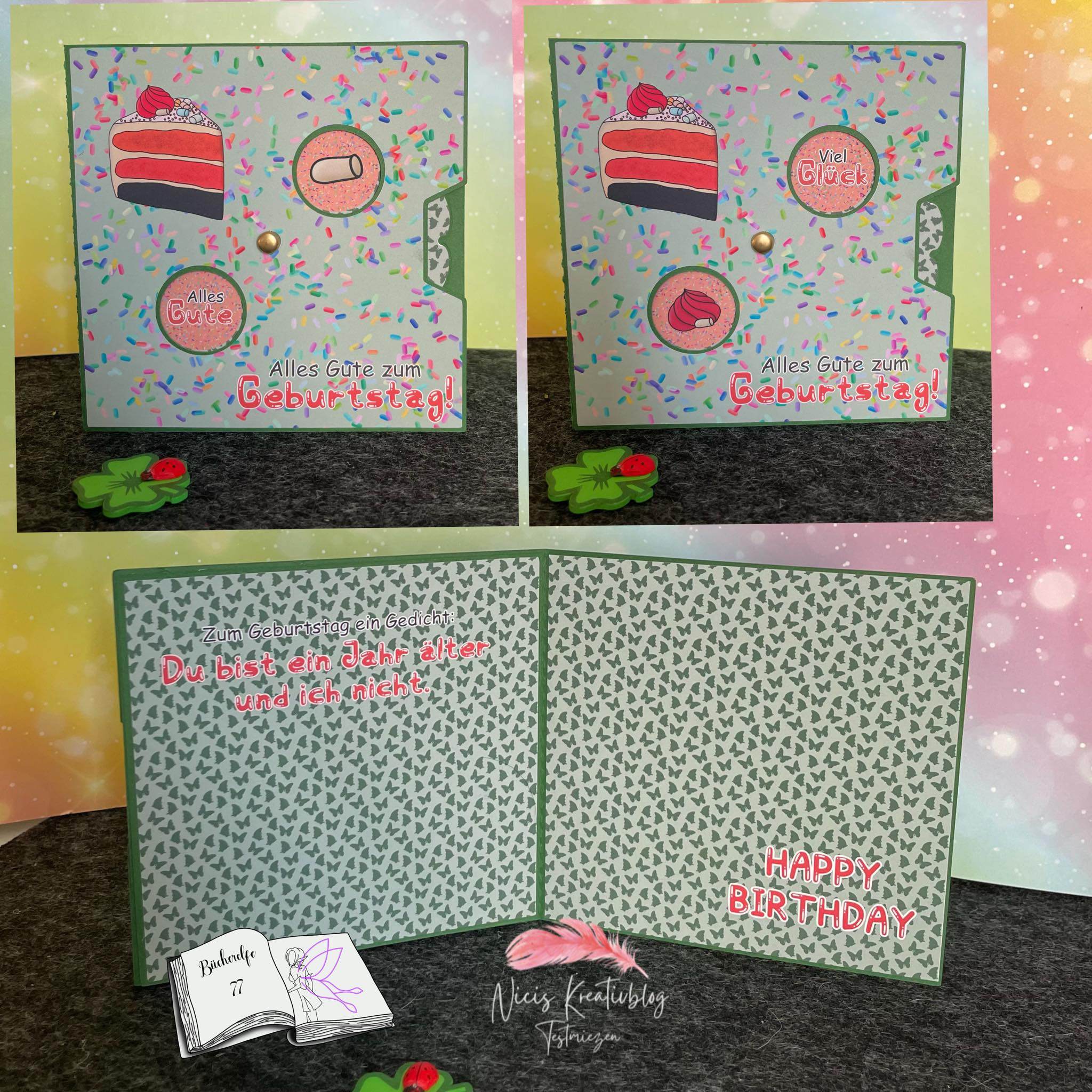 Digiset Happy Birthday Plotten, Sublimation, Drucken, Digistamp - Sewando