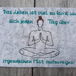 Stickdatei - Yoga - Sprüche - Sewando