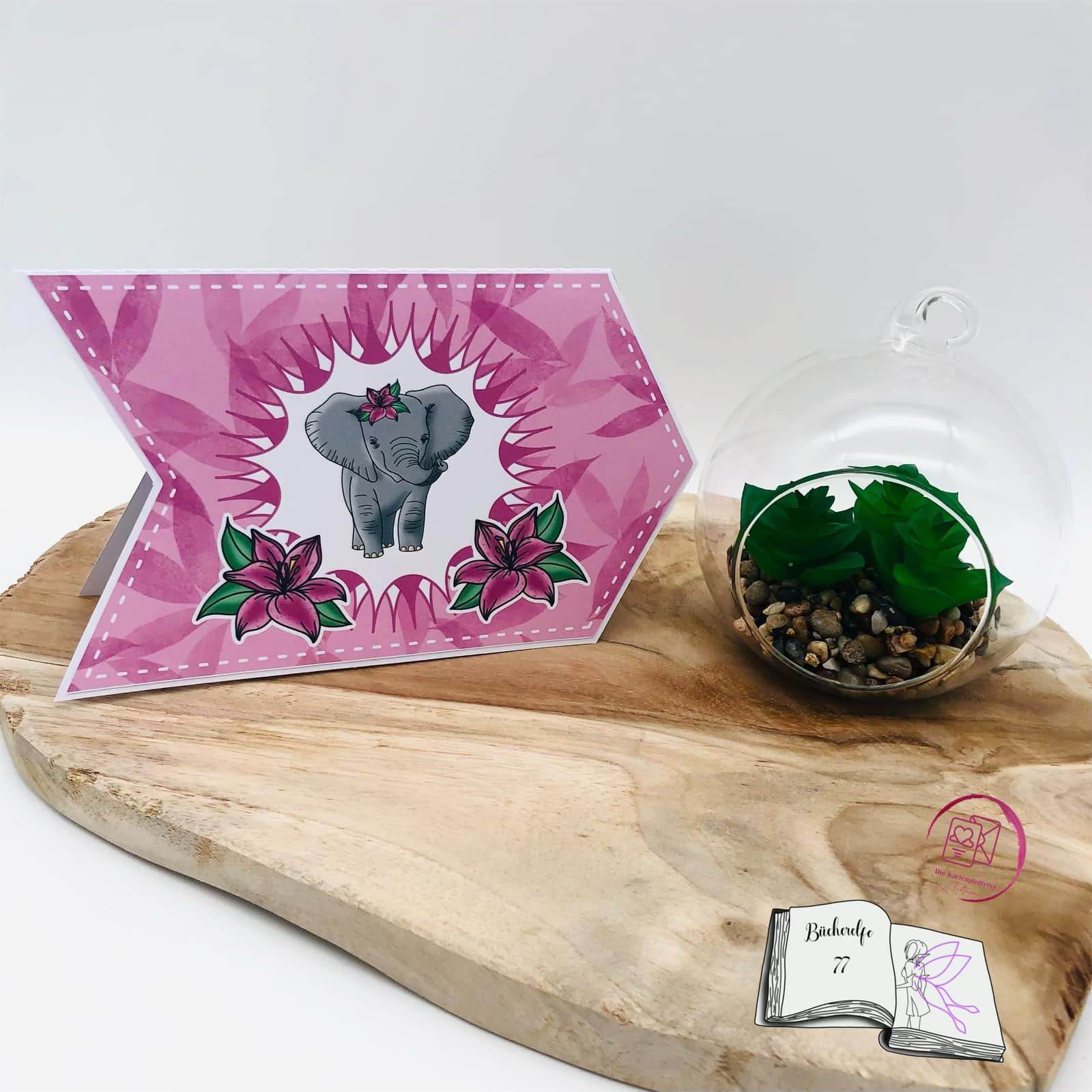 Plotterdatei Elefantenbaby, Sublimation, Digistamp, Digipaper - Sewando