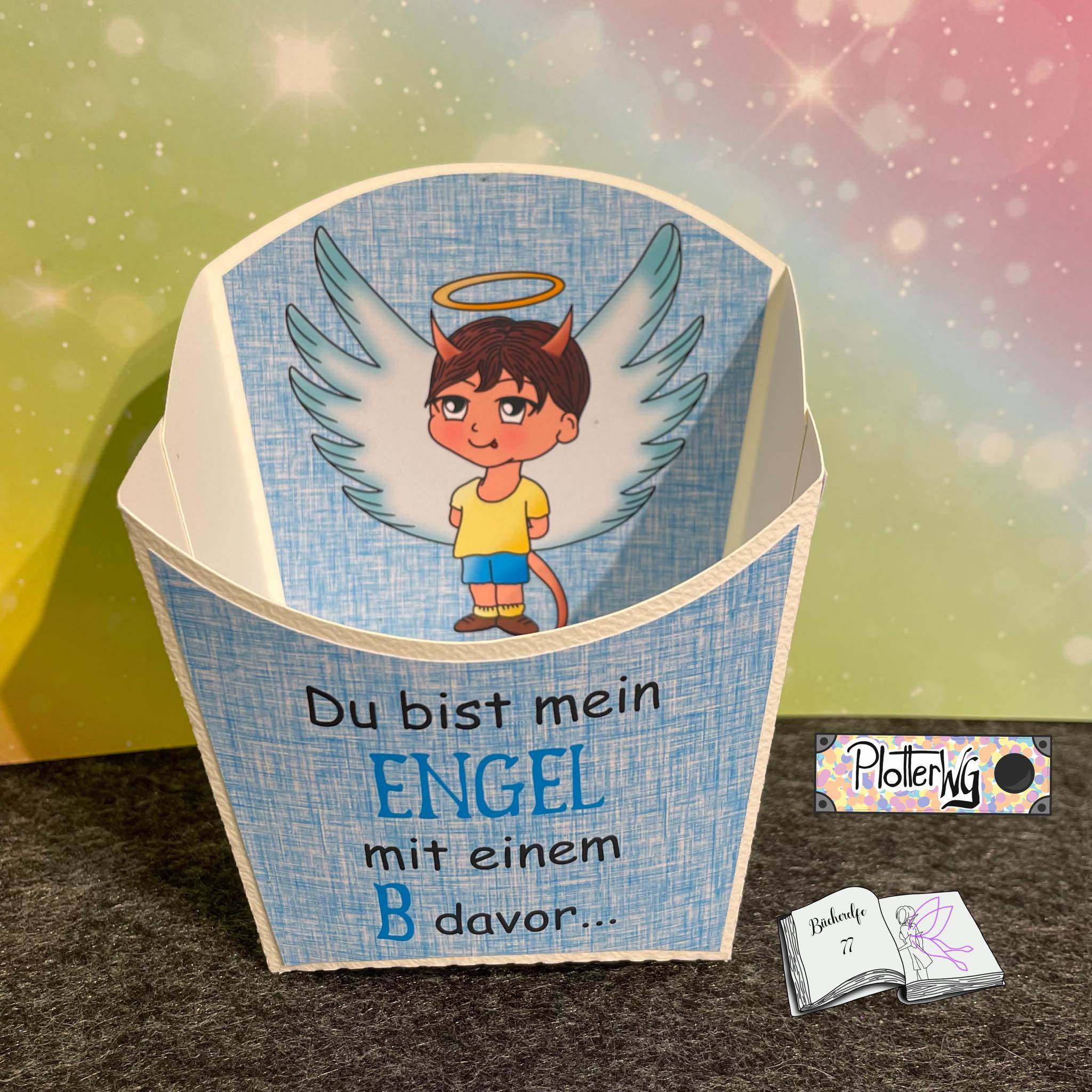 Digiset (B)Engel, Digistamp, Digipaper, Plotterdatei, Sublimation, Druck - Sewando