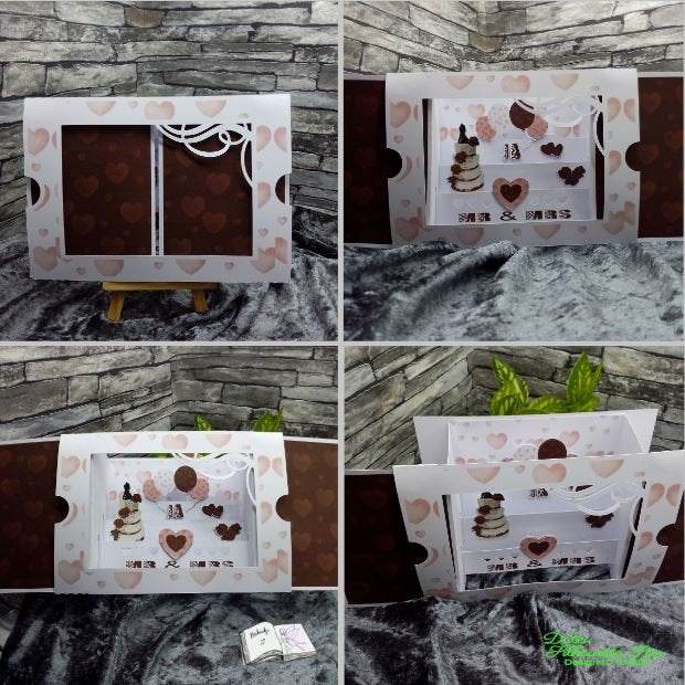 Digiset Hochzeitstorte Plotten, Sublimation, Drucken, Digistamp - Sewando
