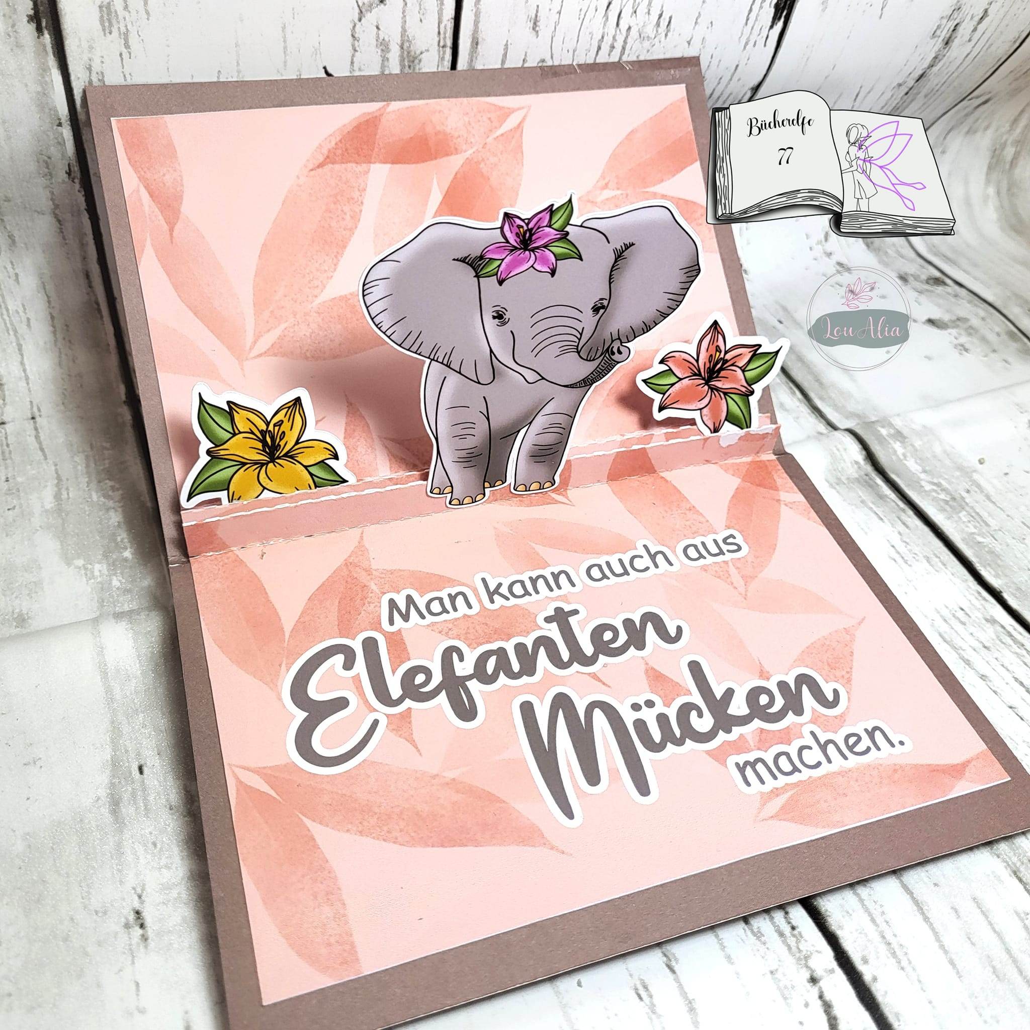 Plotterdatei Elefantenbaby, Sublimation, Digistamp, Digipaper - Sewando