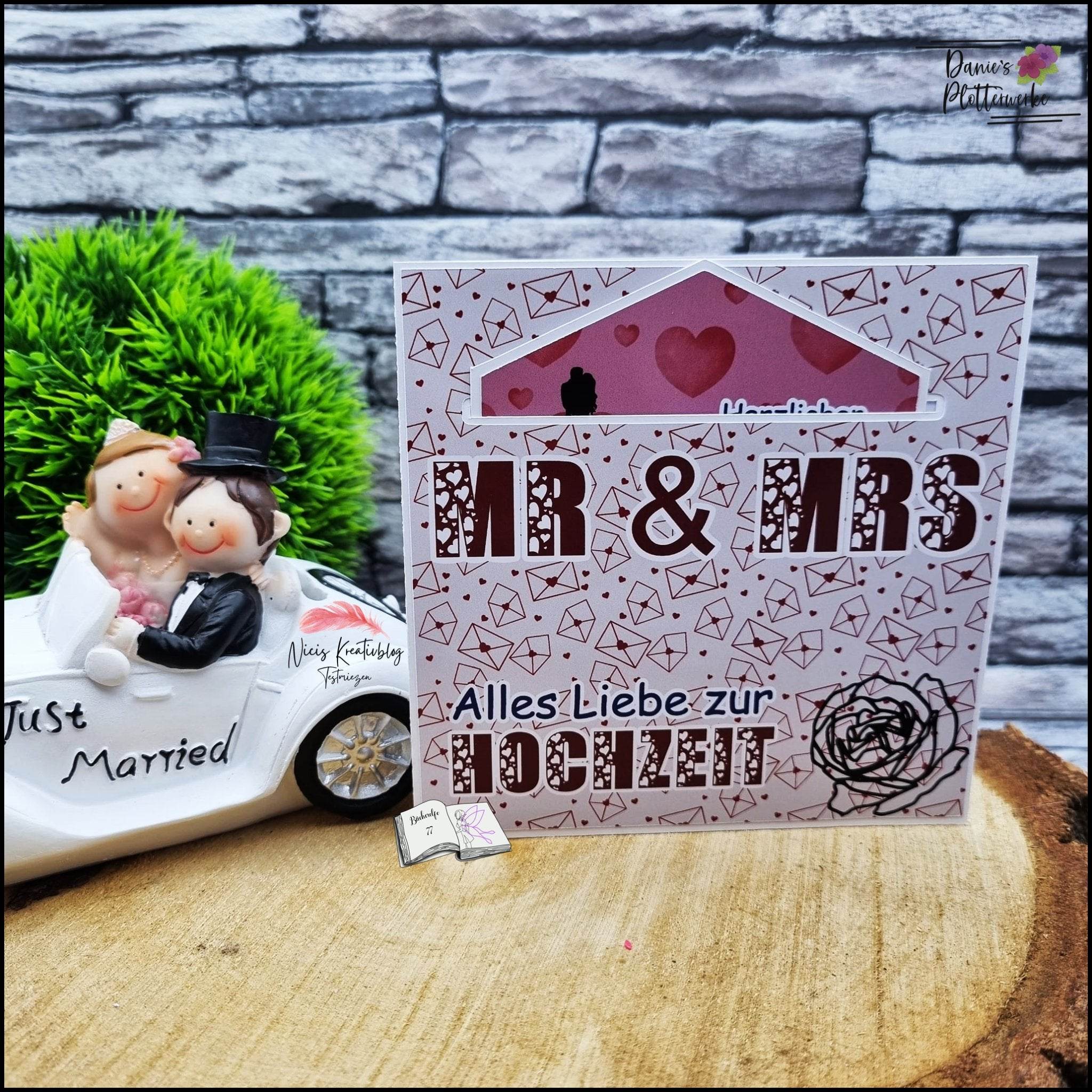 Digiset Hochzeitstorte Plotten, Sublimation, Drucken, Digistamp - Sewando
