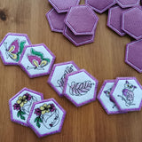 Stickdatei - Spiel "MEMO Girls" mit 20 Paaren