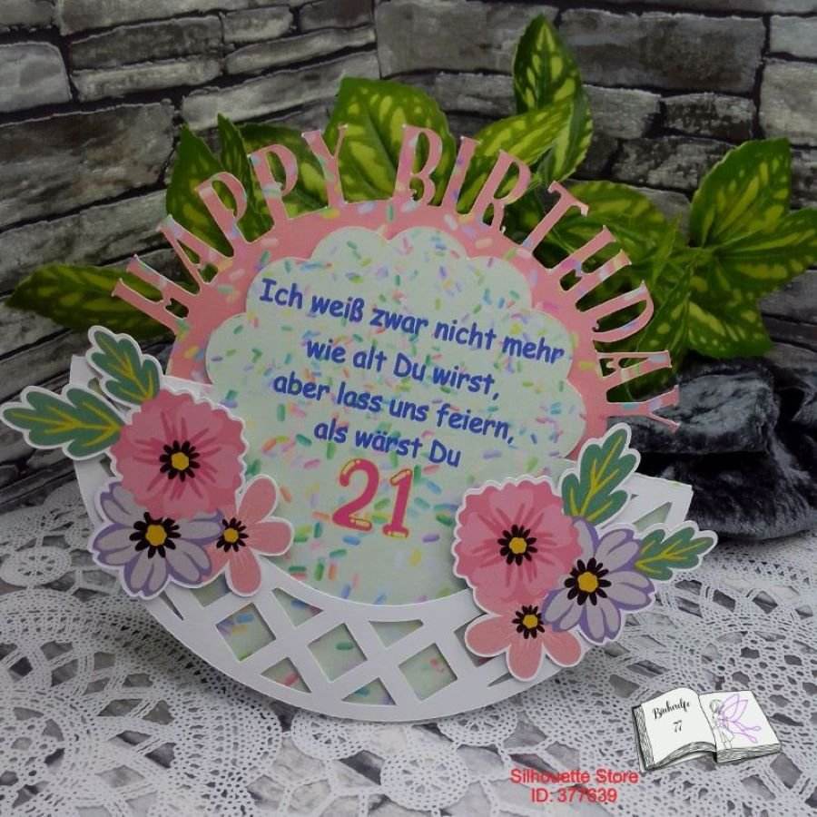 Digiset Happy Birthday Plotten, Sublimation, Drucken, Digistamp - Sewando