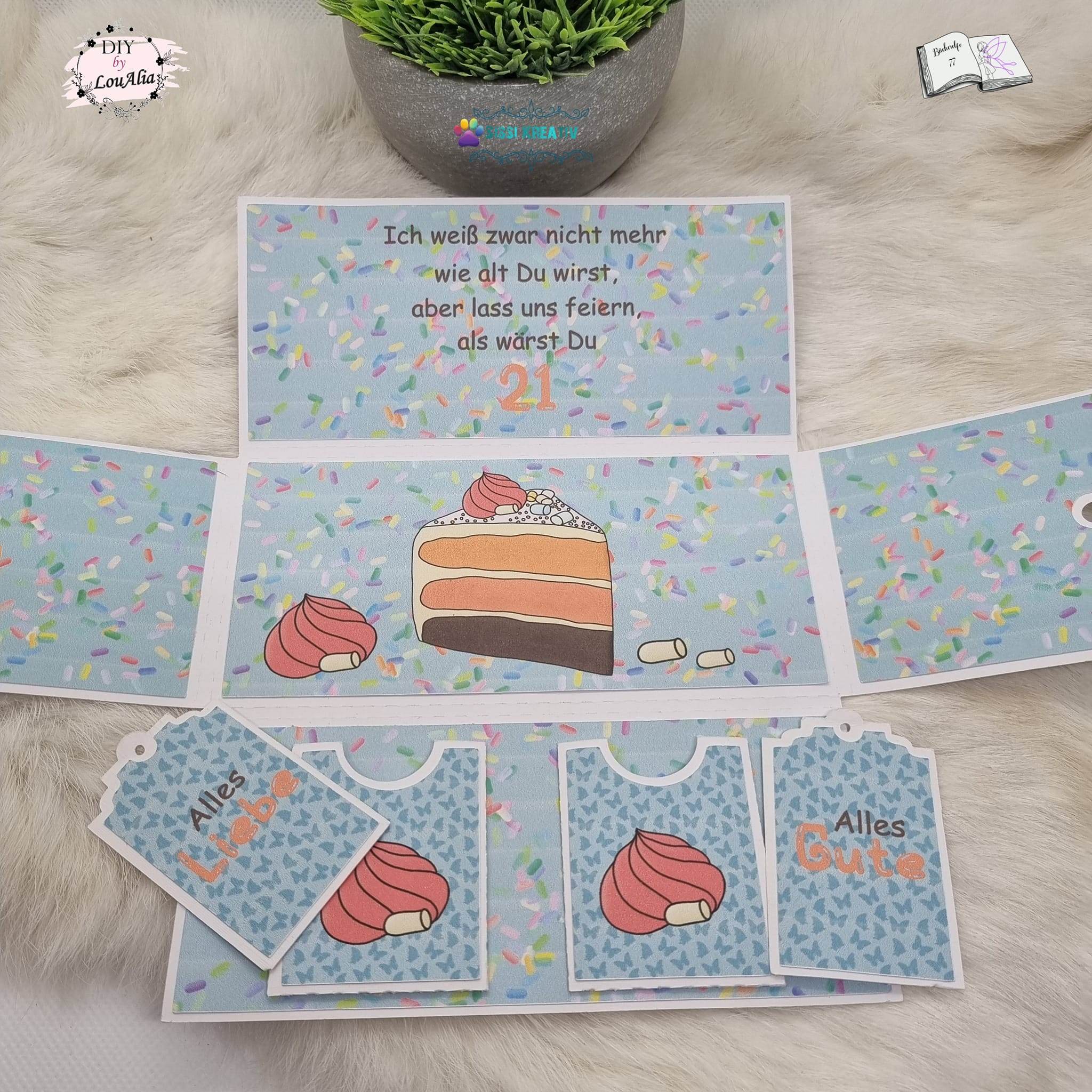 Digiset Happy Birthday Plotten, Sublimation, Drucken, Digistamp - Sewando