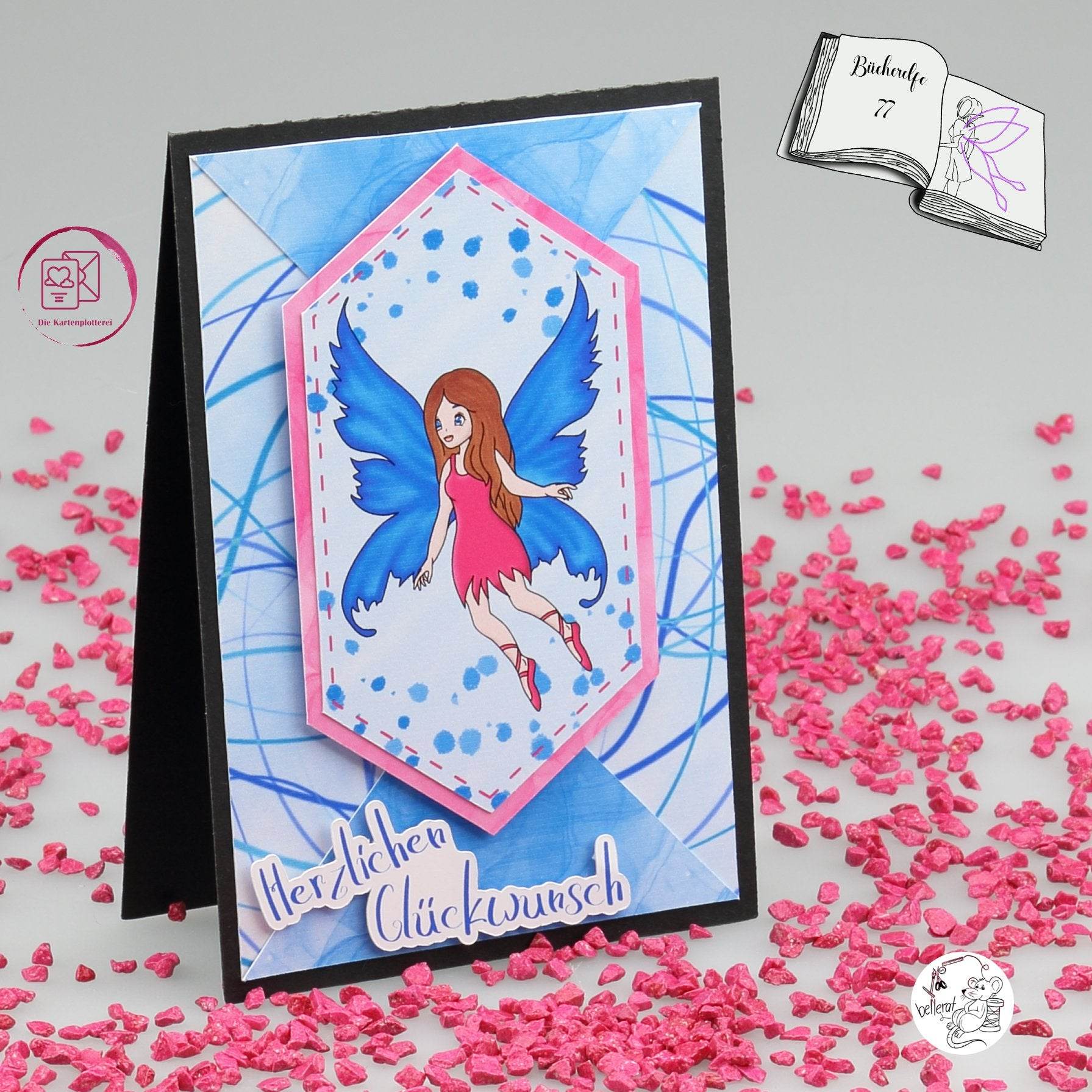 Digiset Elfe, Digistamp, Digipaper, Plotterdatei, Sublimation, Druck - Sewando