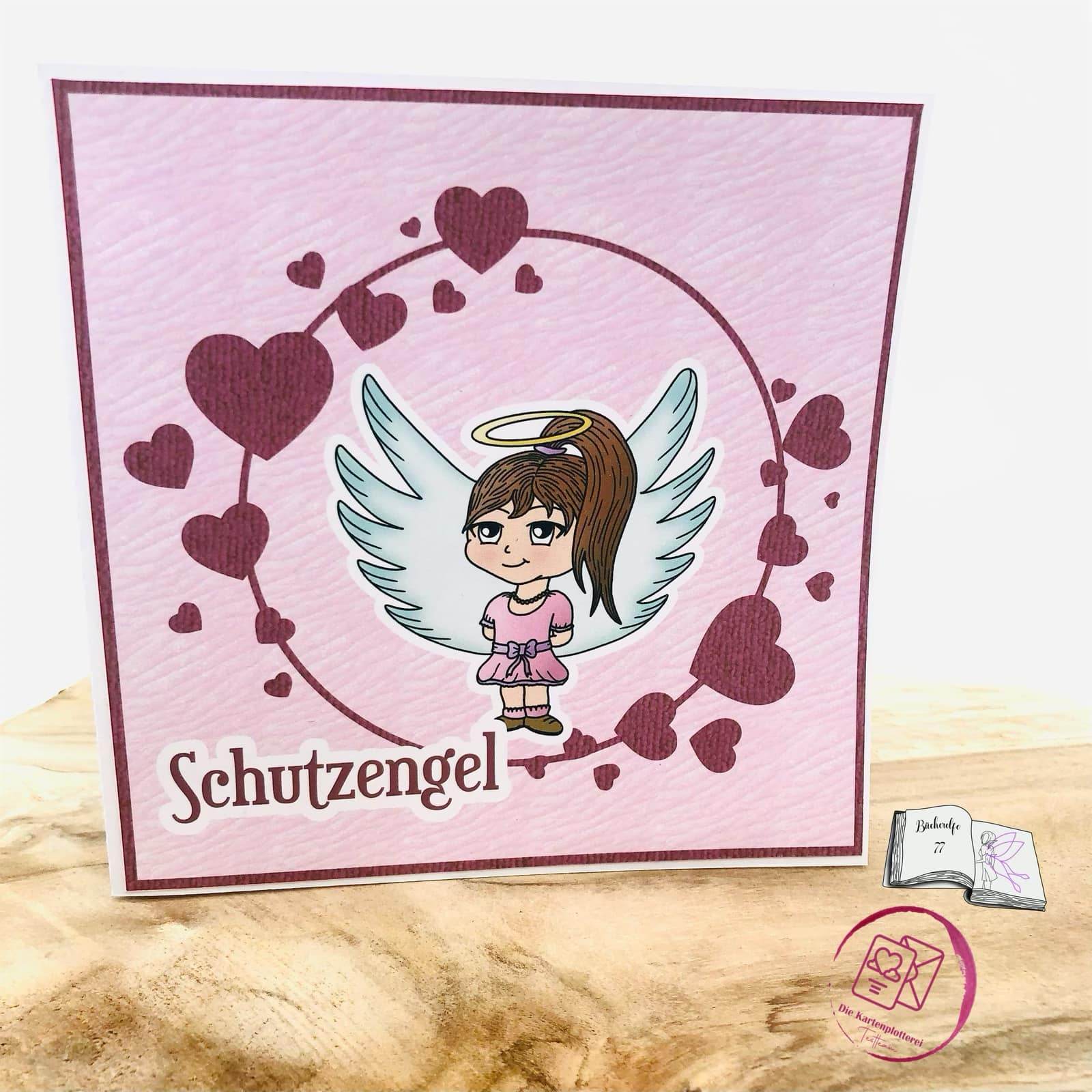 Digiset (B)Engeline Digistamp, Digipaper, Plotterdatei, Sublimation, Druck - Sewando