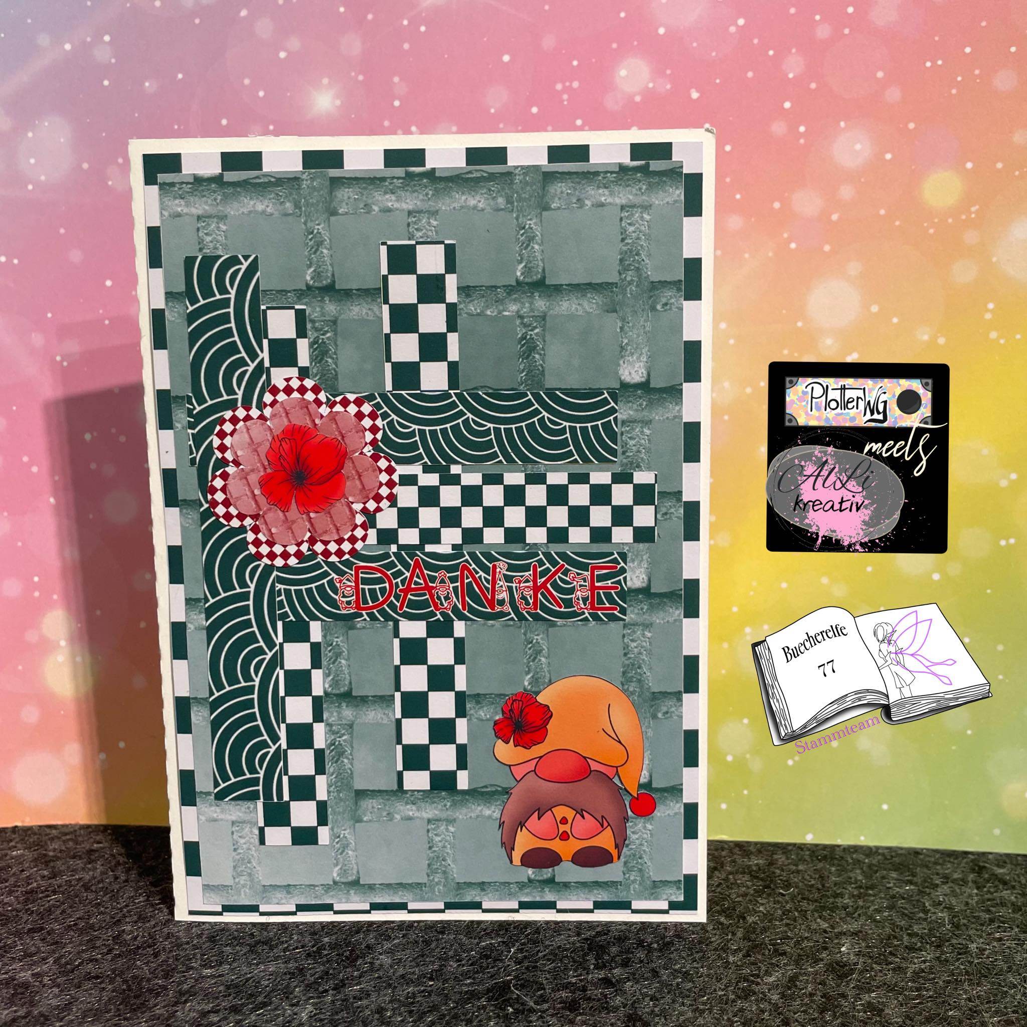 Digiset Blumenwichtel Plotterdatei, Sublimation, Digistamp, Digipaper - Sewando