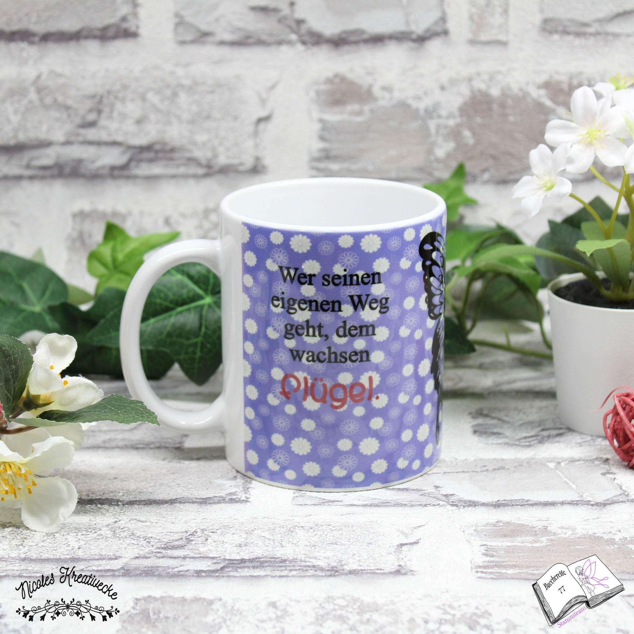 Plotterdatei flower butterfly, Sublimation, Digistamp, Digipaper - Sewando