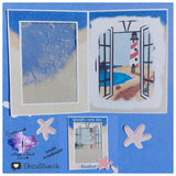 Leuchtturm, Maritim SVG und PNG Digipaper, Postkarte, Digistamps - Sewando