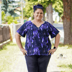 Sommershirt curvy Mira Schnittmuster Gr. 46-60 - Sewando