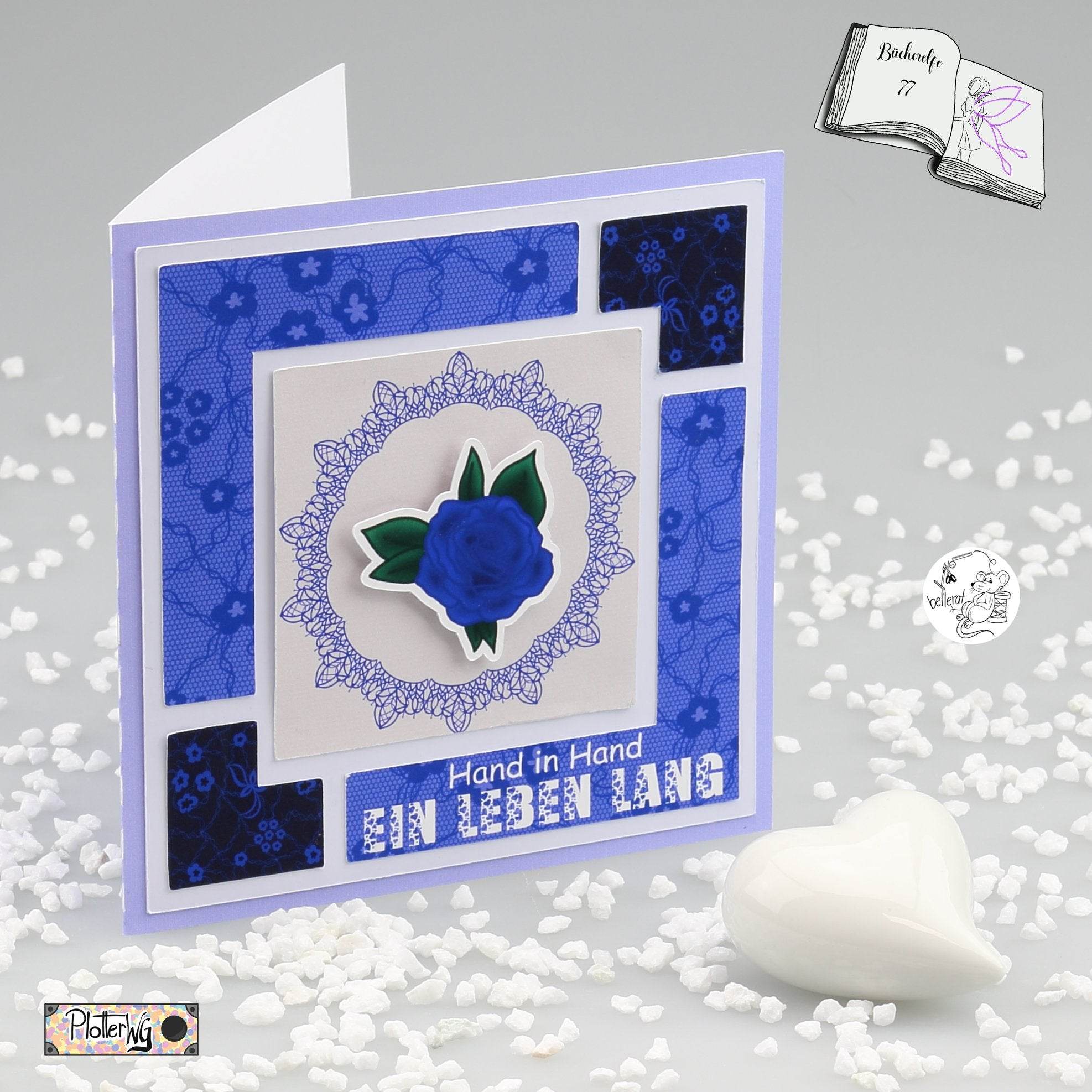 Digiset Hochzeitstorte Plotten, Sublimation, Drucken, Digistamp - Sewando