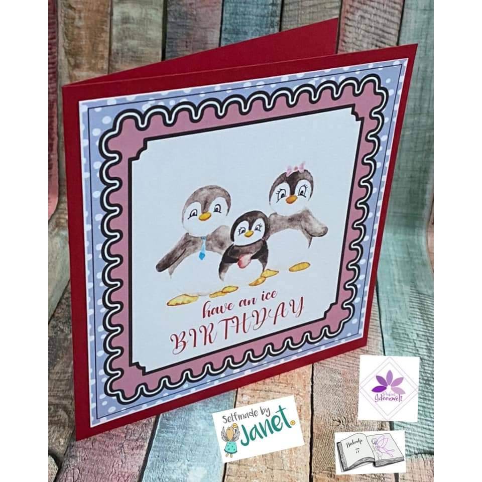 Digiset Pinguin Familie Plotten, Sublimation, Drucken - Sewando