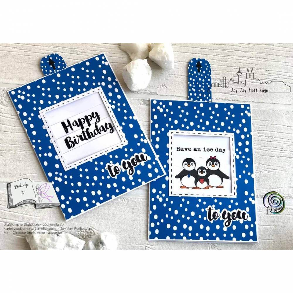 Digiset Pinguin Familie Plotten, Sublimation, Drucken - Sewando