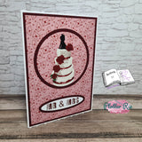 Digiset Hochzeitstorte Plotten, Sublimation, Drucken, Digistamp - Sewando