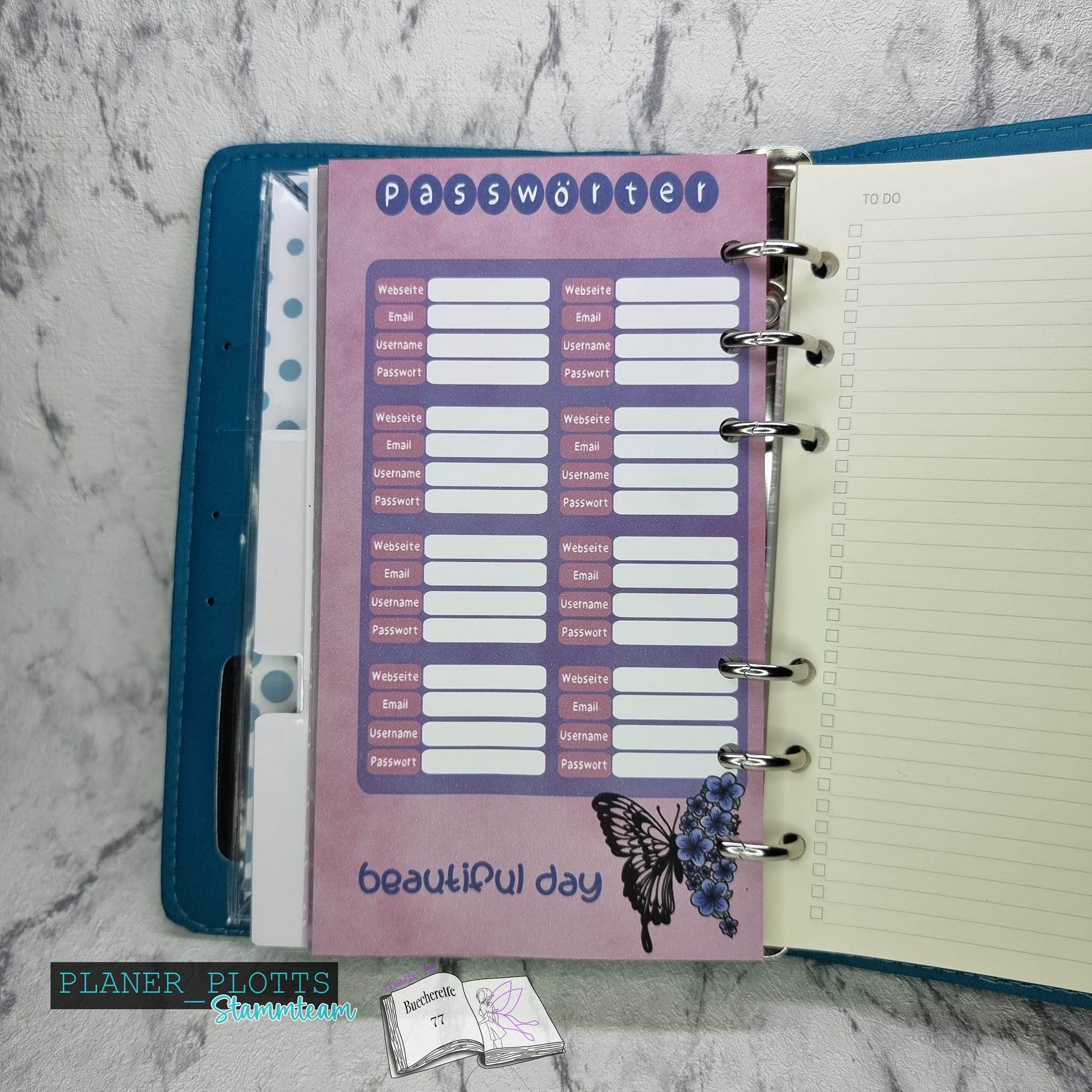 Plotterdatei flower butterfly, Sublimation, Digistamp, Digipaper - Sewando