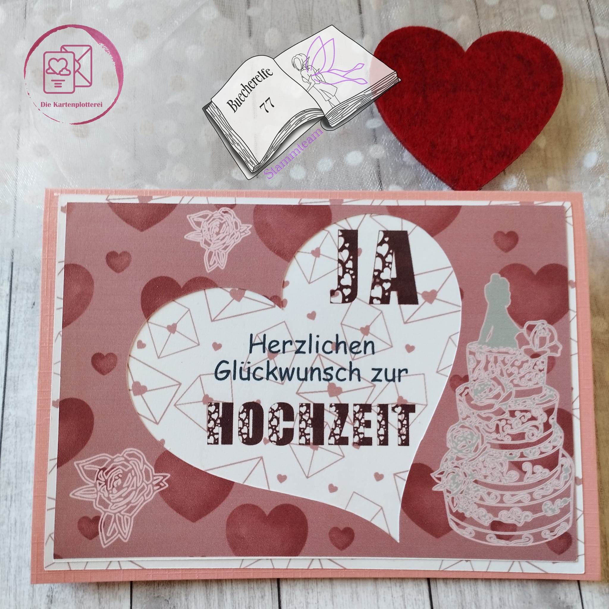 Digiset Hochzeitstorte Plotten, Sublimation, Drucken, Digistamp - Sewando