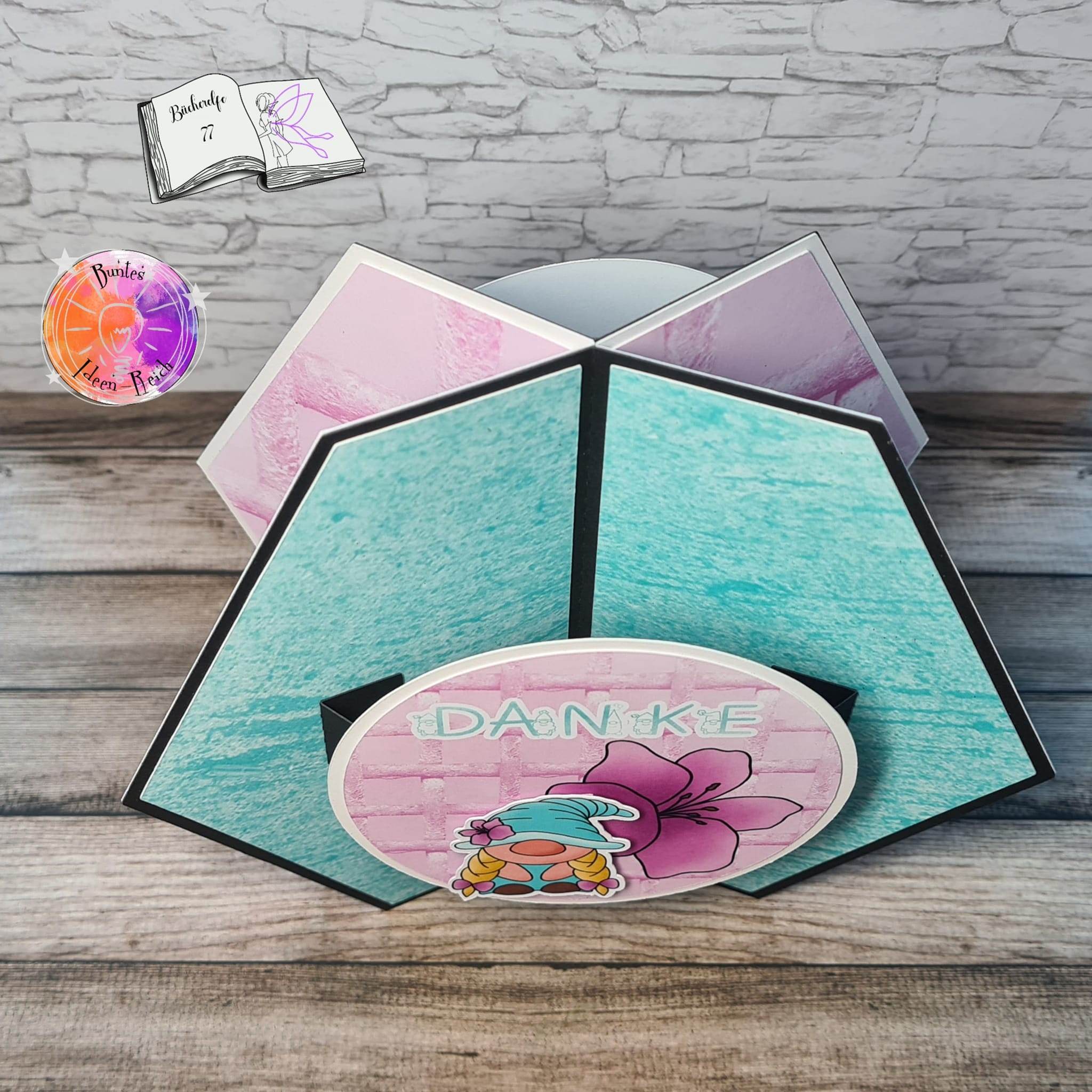 Digiset Blumenwichtel Plotterdatei, Sublimation, Digistamp, Digipaper - Sewando