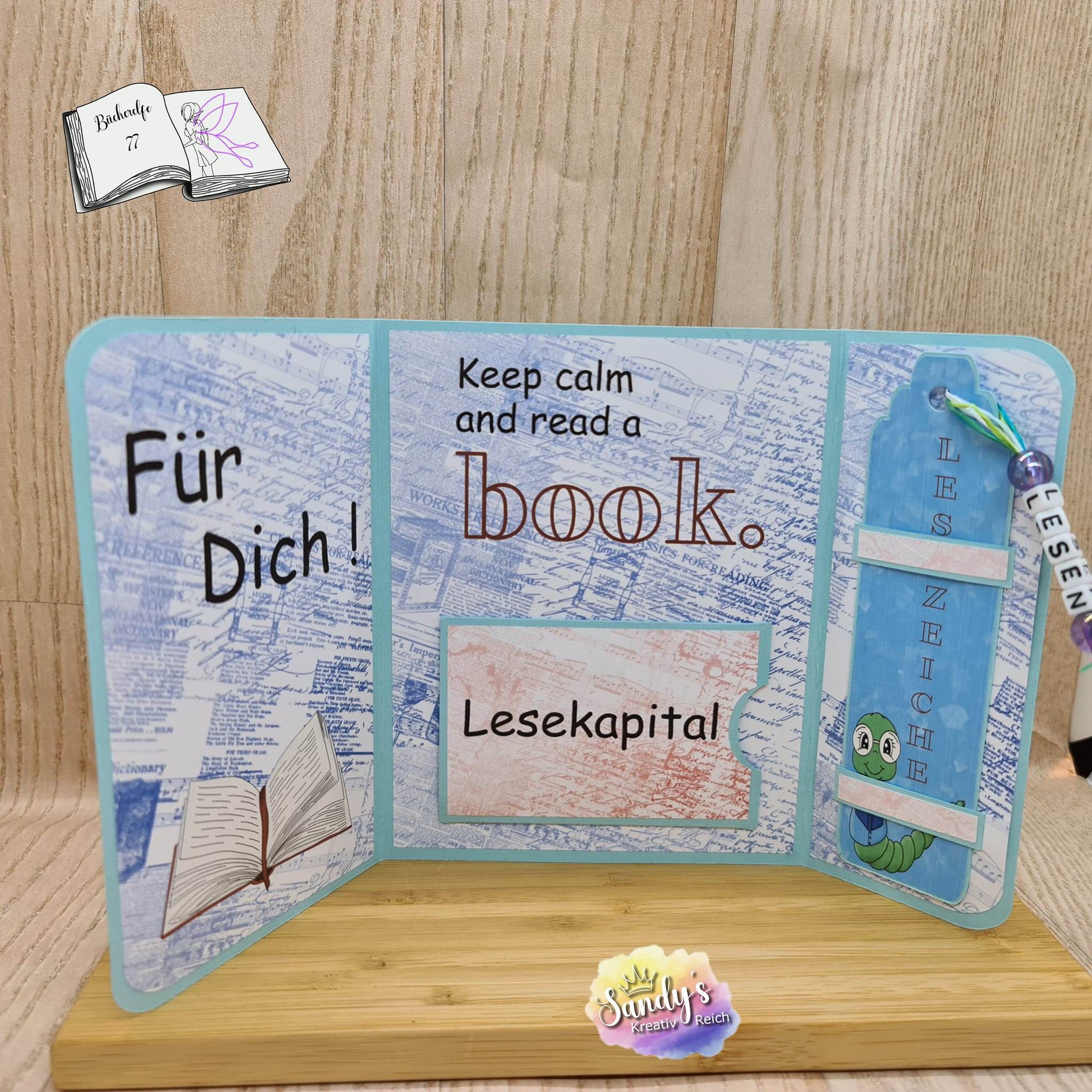 Digiset Bücherwurm Plotterdatei, Sublimation, Digistamp, Digipaper - Sewando