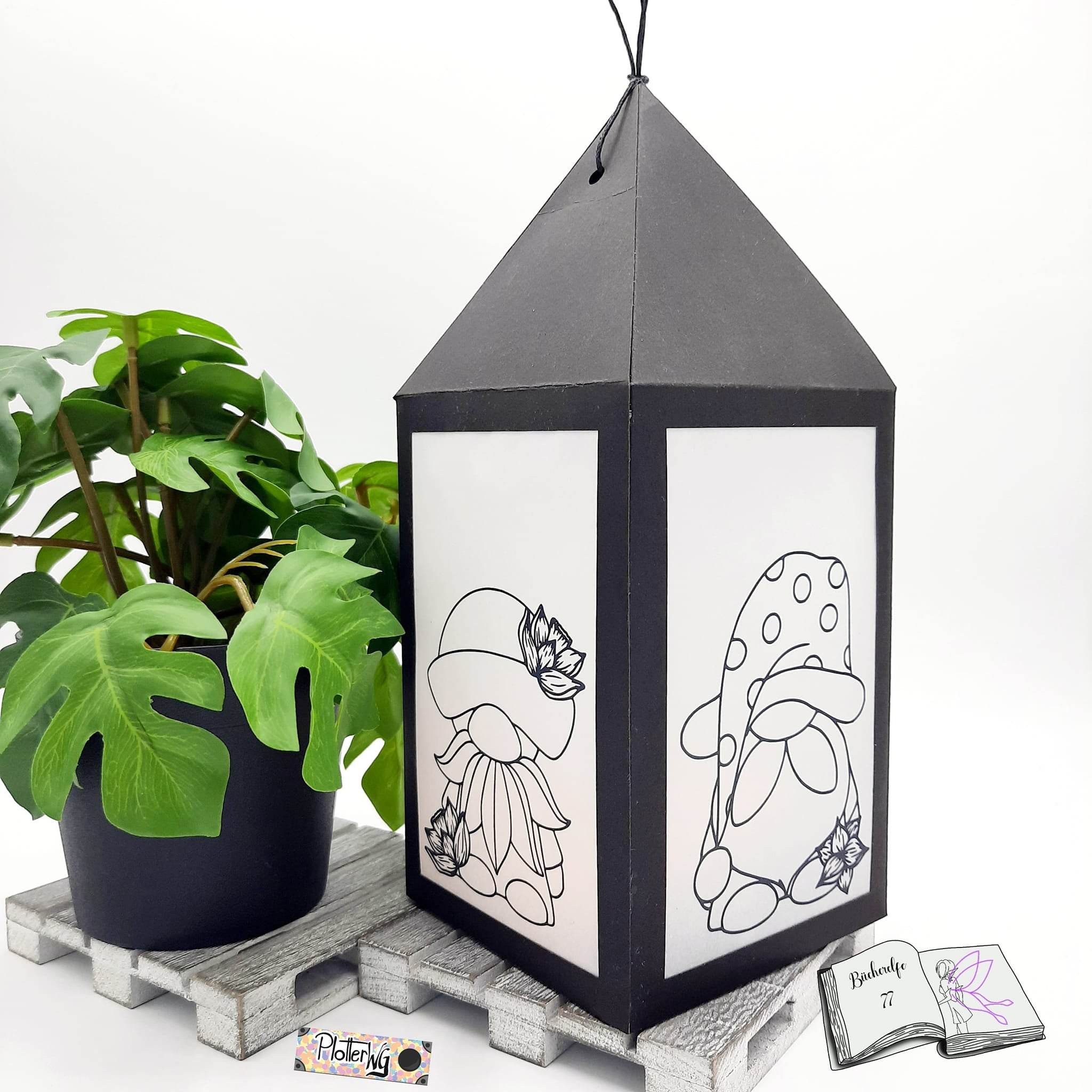 Plotterdatei Blumenwichtel Sublimation, Digistamp, Digipaper - Sewando