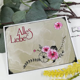 Digiset Moosröschen Plotterdatei, Sublimation, Digistamp, Digipaper - Sewando