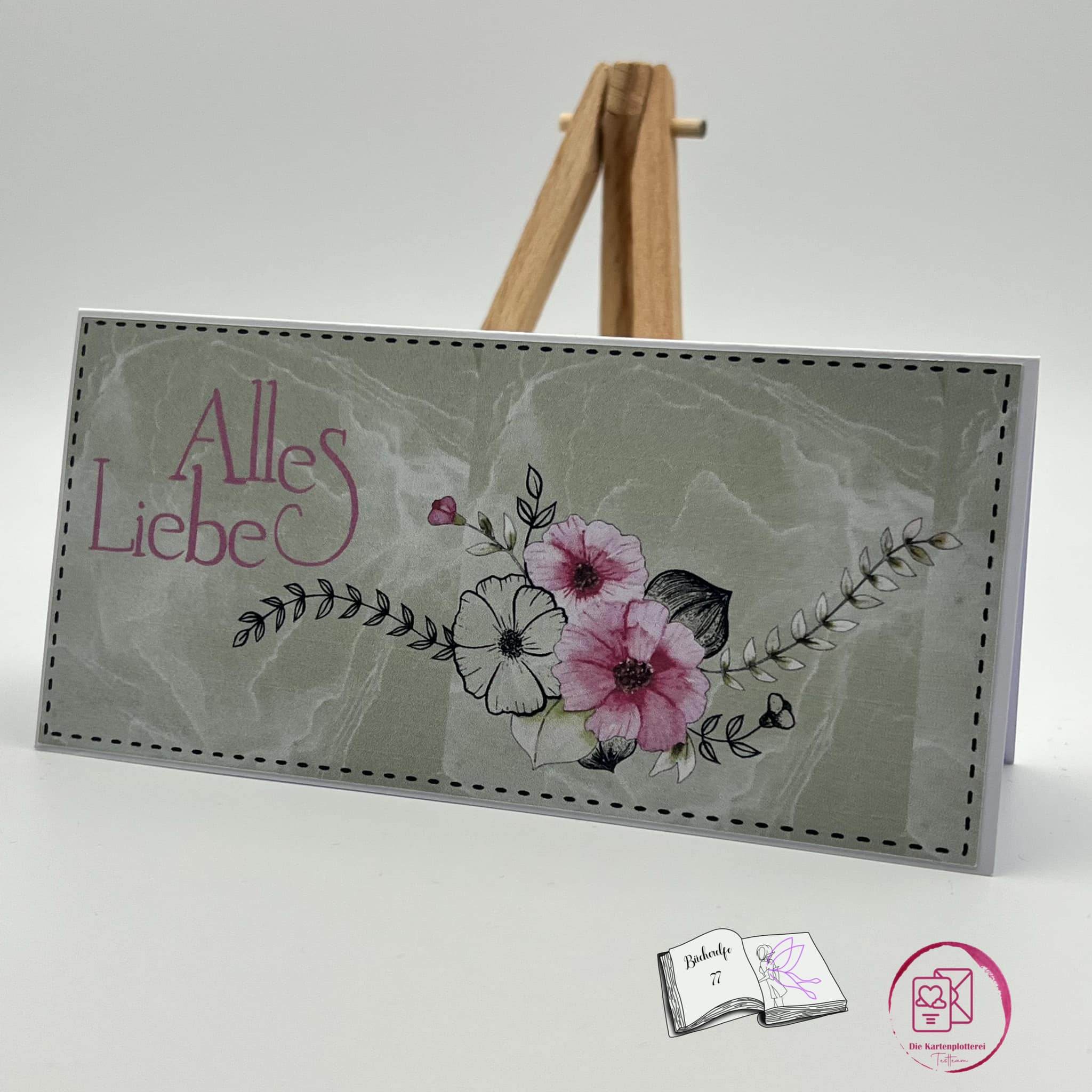 Digiset Moosröschen Plotterdatei, Sublimation, Digistamp, Digipaper - Sewando