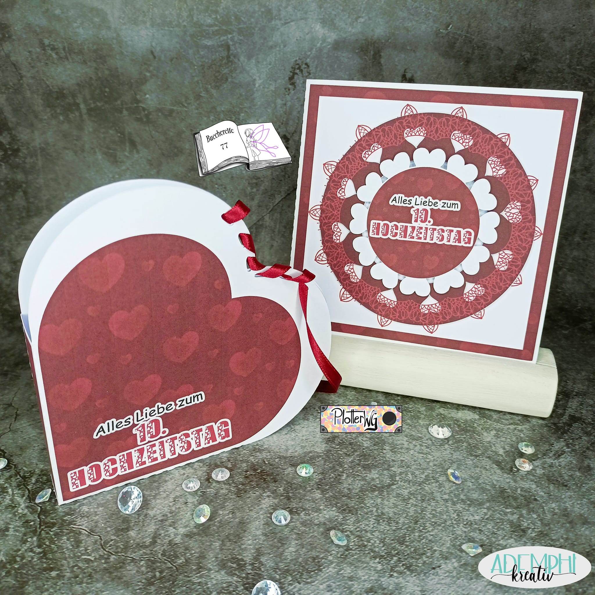 Digiset Hochzeitstorte Plotten, Sublimation, Drucken, Digistamp - Sewando