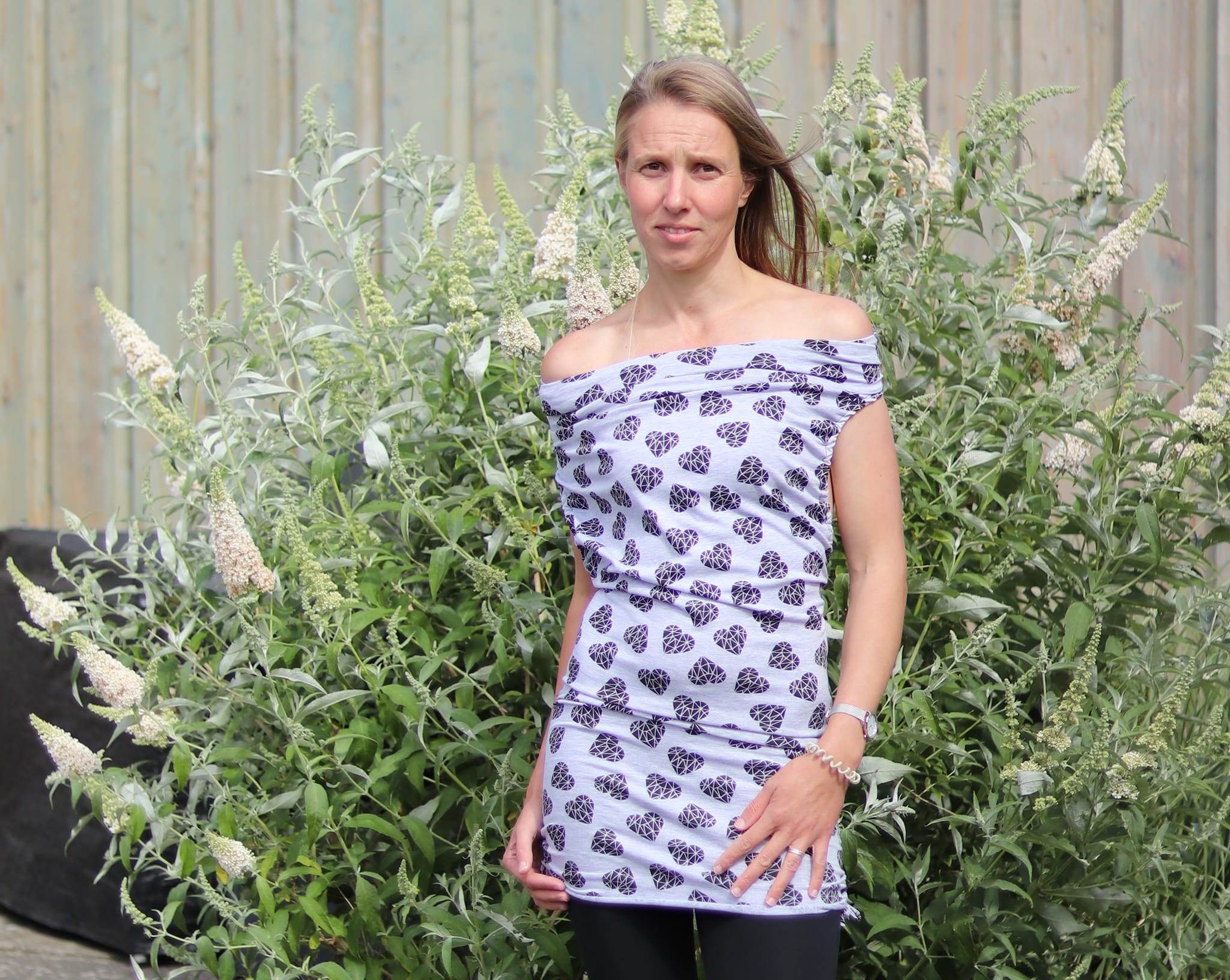 Jerseykleid Miss Summer - Schnittmuster und Nähanleitung - Gr. 32-54 - Sewando