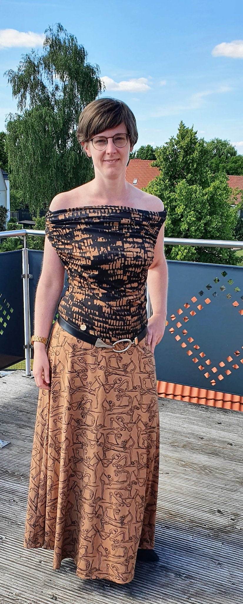 Jerseykleid Miss Summer - Schnittmuster und Nähanleitung - Gr. 32-54 - Sewando