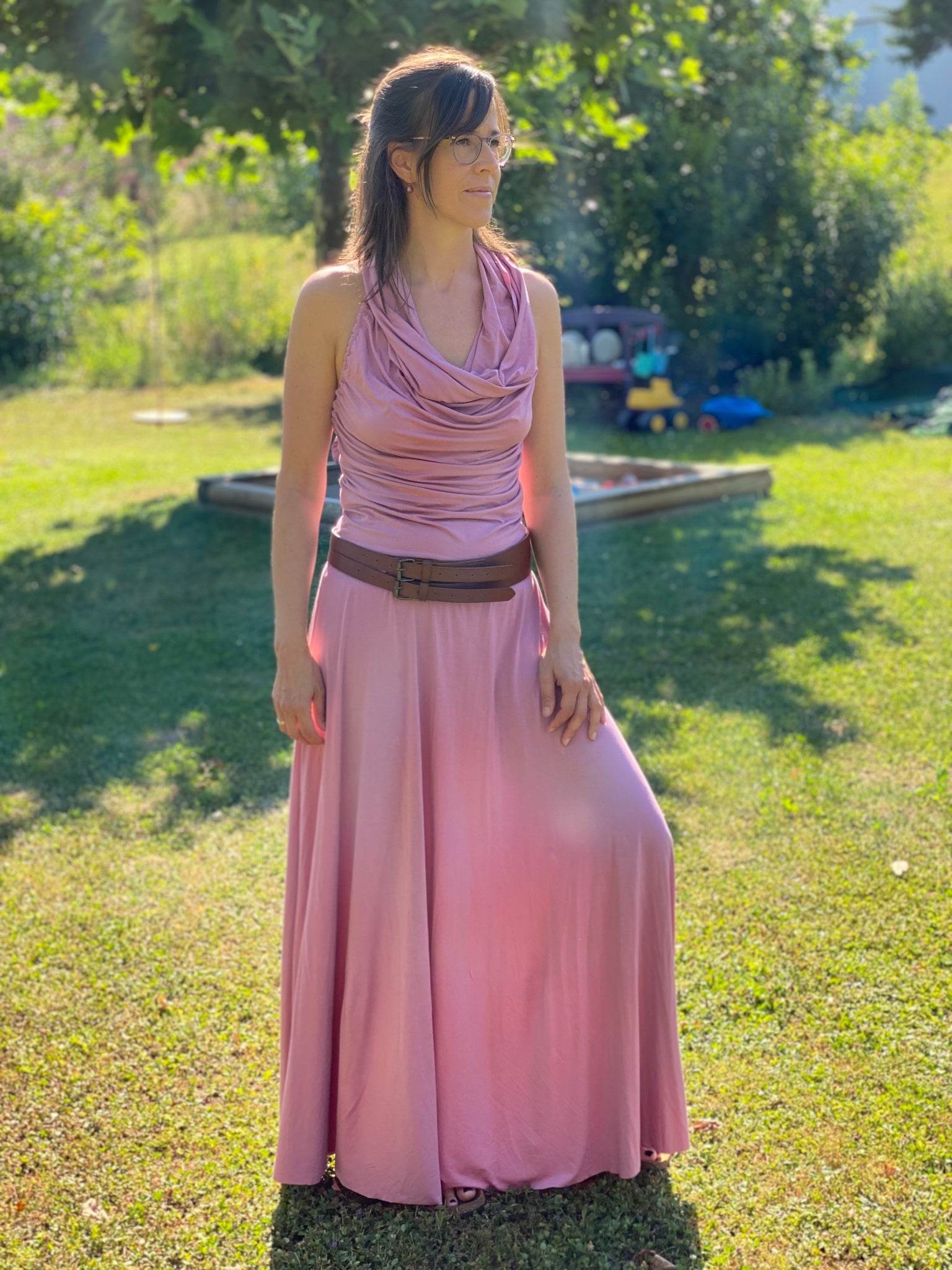 Jerseykleid Miss Summer - Schnittmuster und Nähanleitung - Gr. 32-54 - Sewando